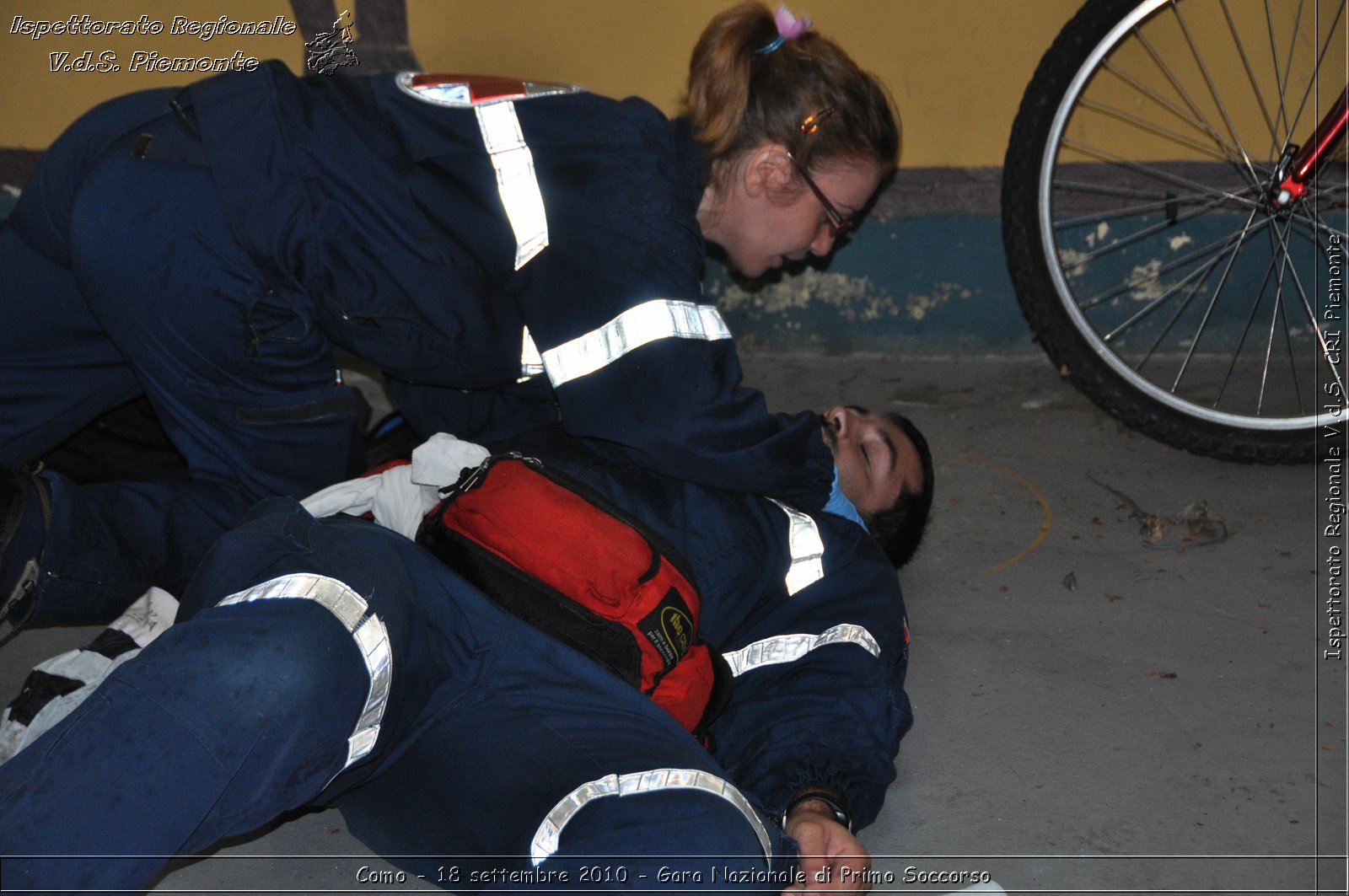 Como - 18 settembre 2010 - Gara Nazionale di Primo Soccorso -  Croce Rossa Italiana - Ispettorato Regionale Volontari del Soccorso Piemonte