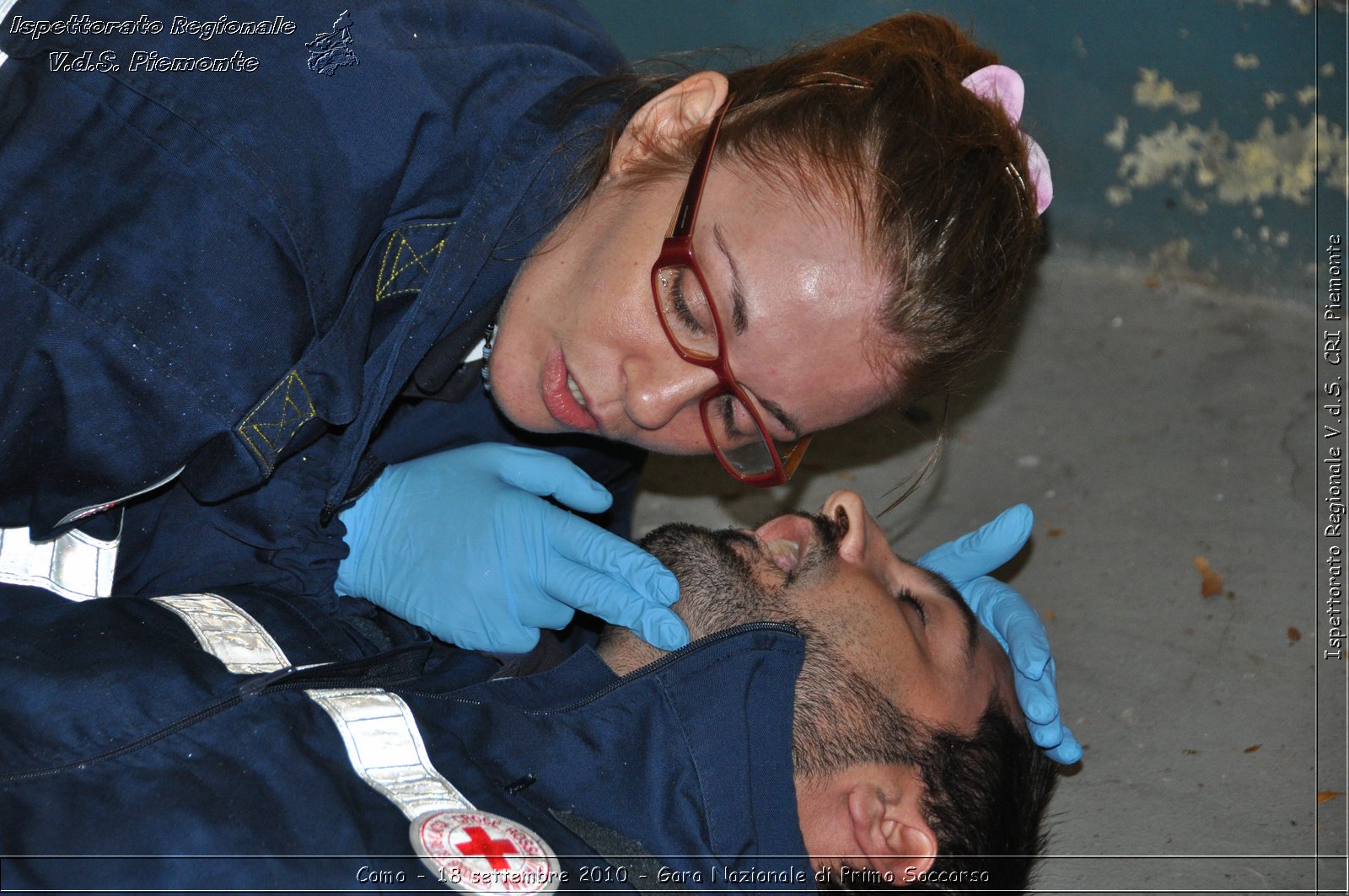 Como - 18 settembre 2010 - Gara Nazionale di Primo Soccorso -  Croce Rossa Italiana - Ispettorato Regionale Volontari del Soccorso Piemonte