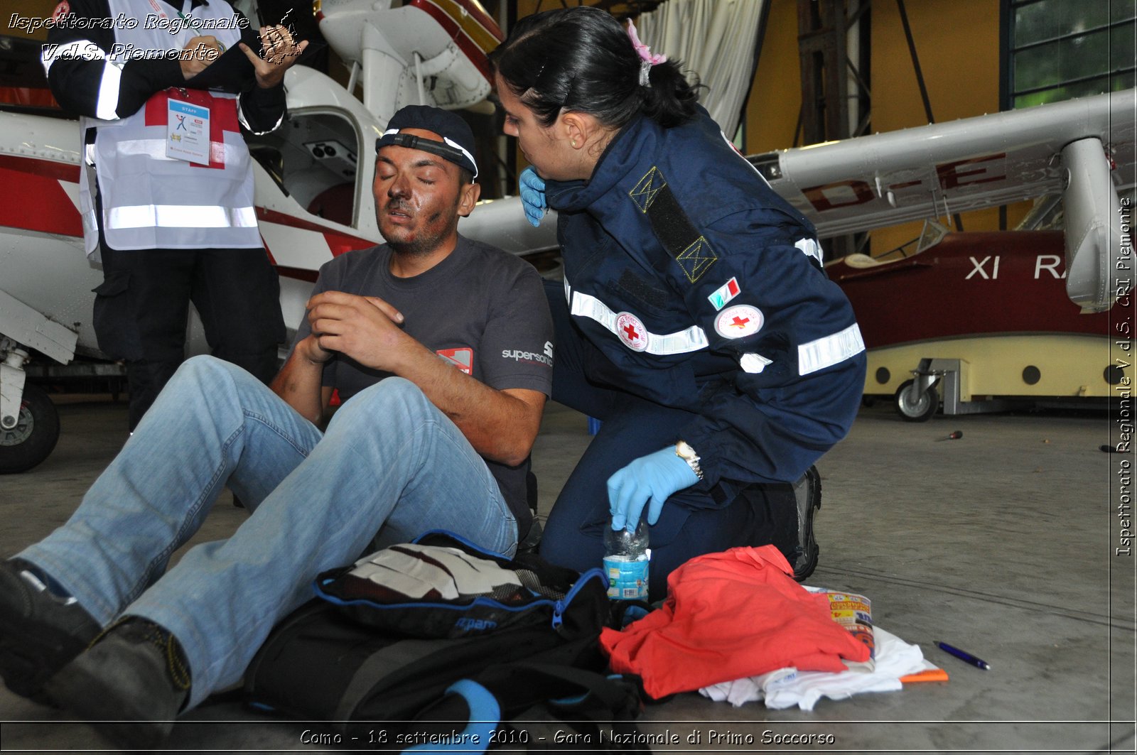 Como - 18 settembre 2010 - Gara Nazionale di Primo Soccorso -  Croce Rossa Italiana - Ispettorato Regionale Volontari del Soccorso Piemonte