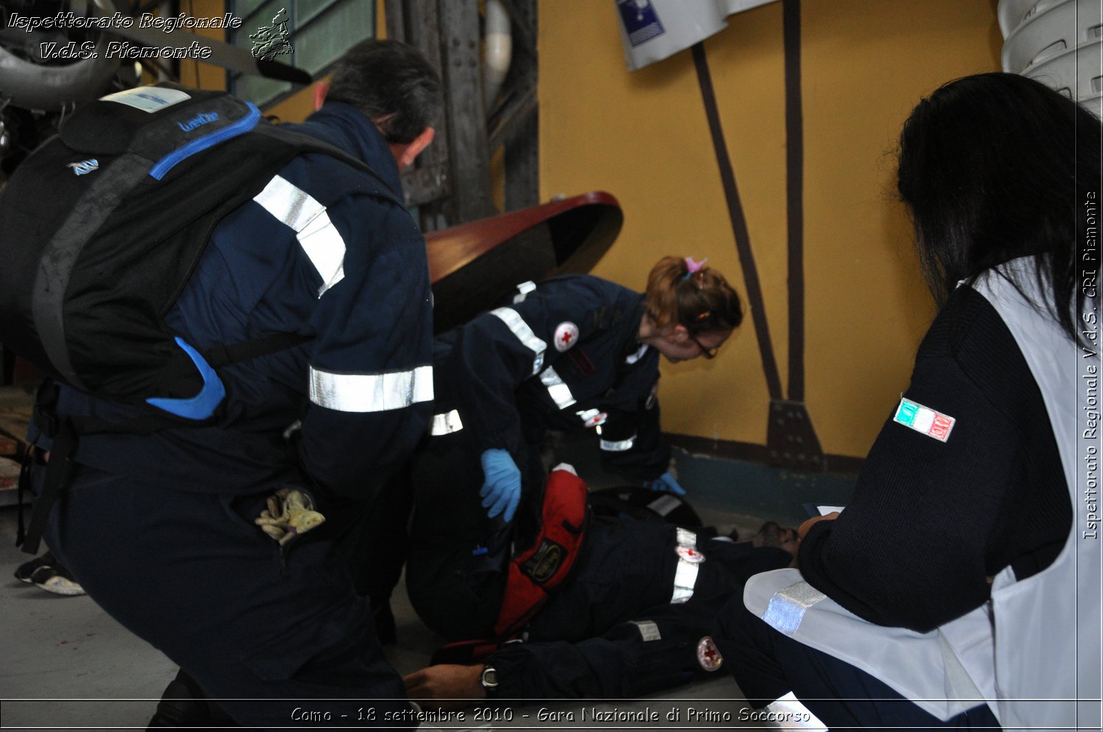 Como - 18 settembre 2010 - Gara Nazionale di Primo Soccorso -  Croce Rossa Italiana - Ispettorato Regionale Volontari del Soccorso Piemonte