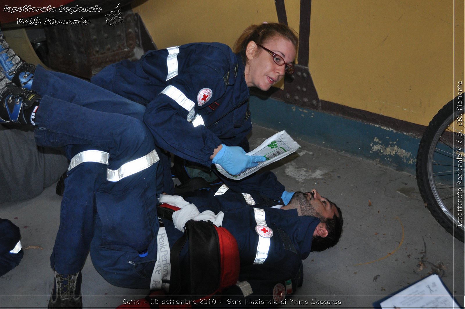 Como - 18 settembre 2010 - Gara Nazionale di Primo Soccorso -  Croce Rossa Italiana - Ispettorato Regionale Volontari del Soccorso Piemonte