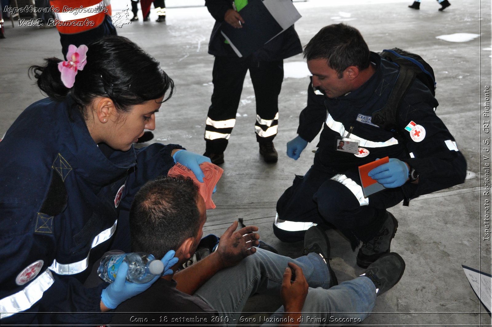 Como - 18 settembre 2010 - Gara Nazionale di Primo Soccorso -  Croce Rossa Italiana - Ispettorato Regionale Volontari del Soccorso Piemonte