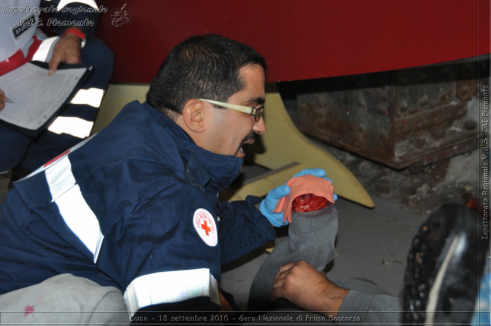 Como - 18 settembre 2010 - Gara Nazionale di Primo Soccorso -  Croce Rossa Italiana - Ispettorato Regionale Volontari del Soccorso Piemonte