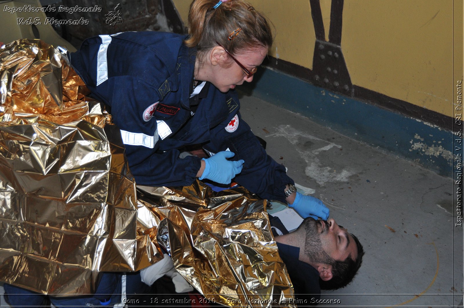 Como - 18 settembre 2010 - Gara Nazionale di Primo Soccorso -  Croce Rossa Italiana - Ispettorato Regionale Volontari del Soccorso Piemonte