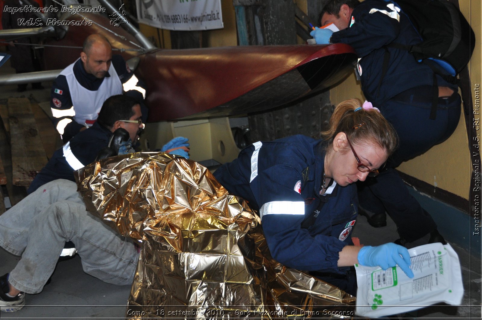 Como - 18 settembre 2010 - Gara Nazionale di Primo Soccorso -  Croce Rossa Italiana - Ispettorato Regionale Volontari del Soccorso Piemonte