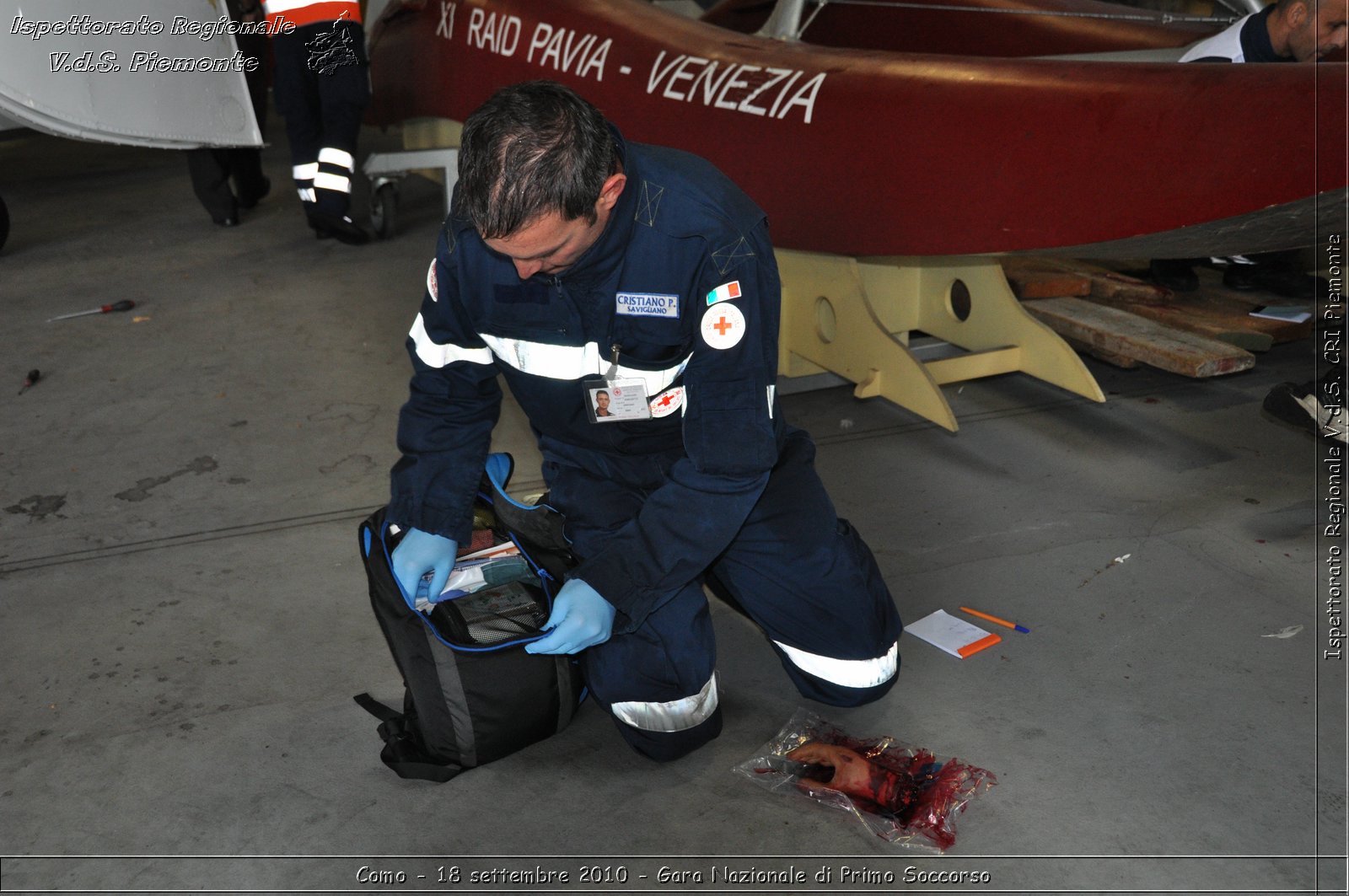 Como - 18 settembre 2010 - Gara Nazionale di Primo Soccorso -  Croce Rossa Italiana - Ispettorato Regionale Volontari del Soccorso Piemonte