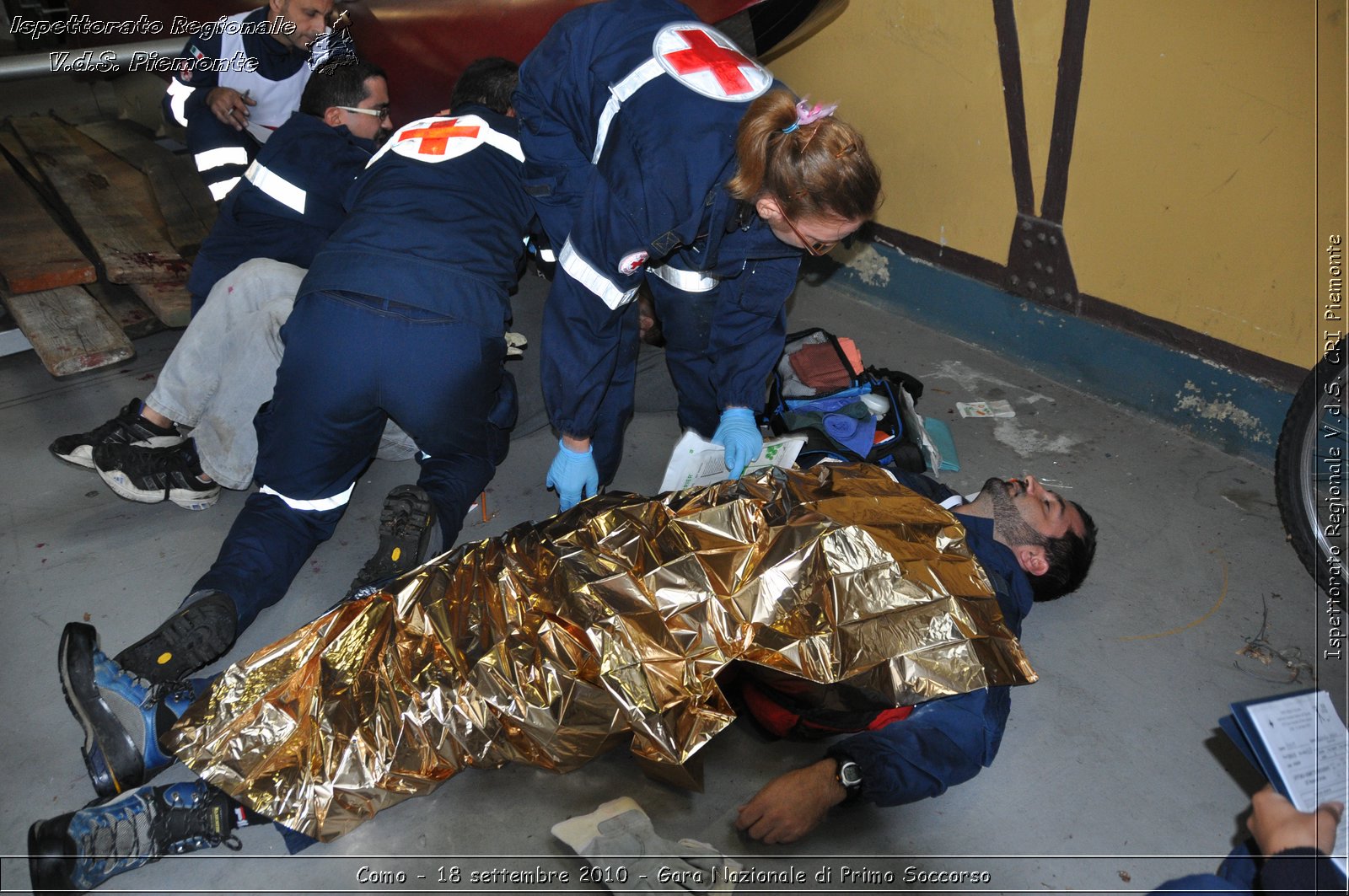 Como - 18 settembre 2010 - Gara Nazionale di Primo Soccorso -  Croce Rossa Italiana - Ispettorato Regionale Volontari del Soccorso Piemonte