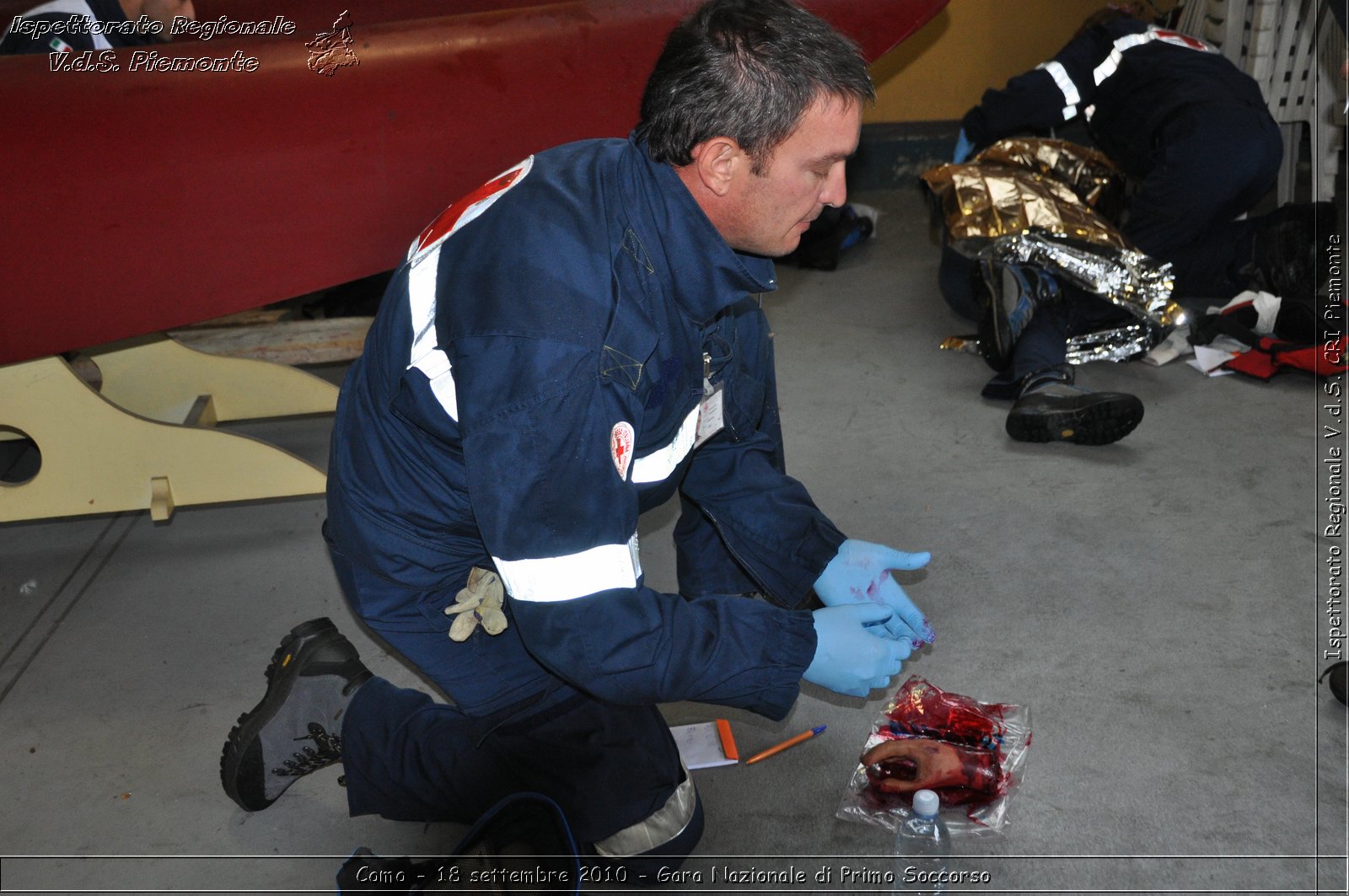 Como - 18 settembre 2010 - Gara Nazionale di Primo Soccorso -  Croce Rossa Italiana - Ispettorato Regionale Volontari del Soccorso Piemonte