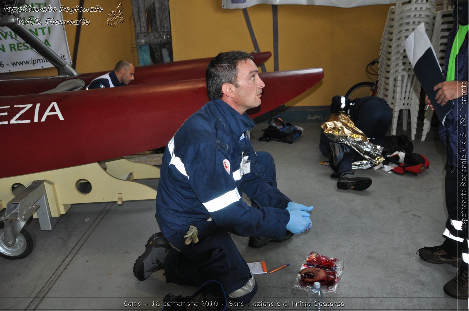 Como - 18 settembre 2010 - Gara Nazionale di Primo Soccorso -  Croce Rossa Italiana - Ispettorato Regionale Volontari del Soccorso Piemonte