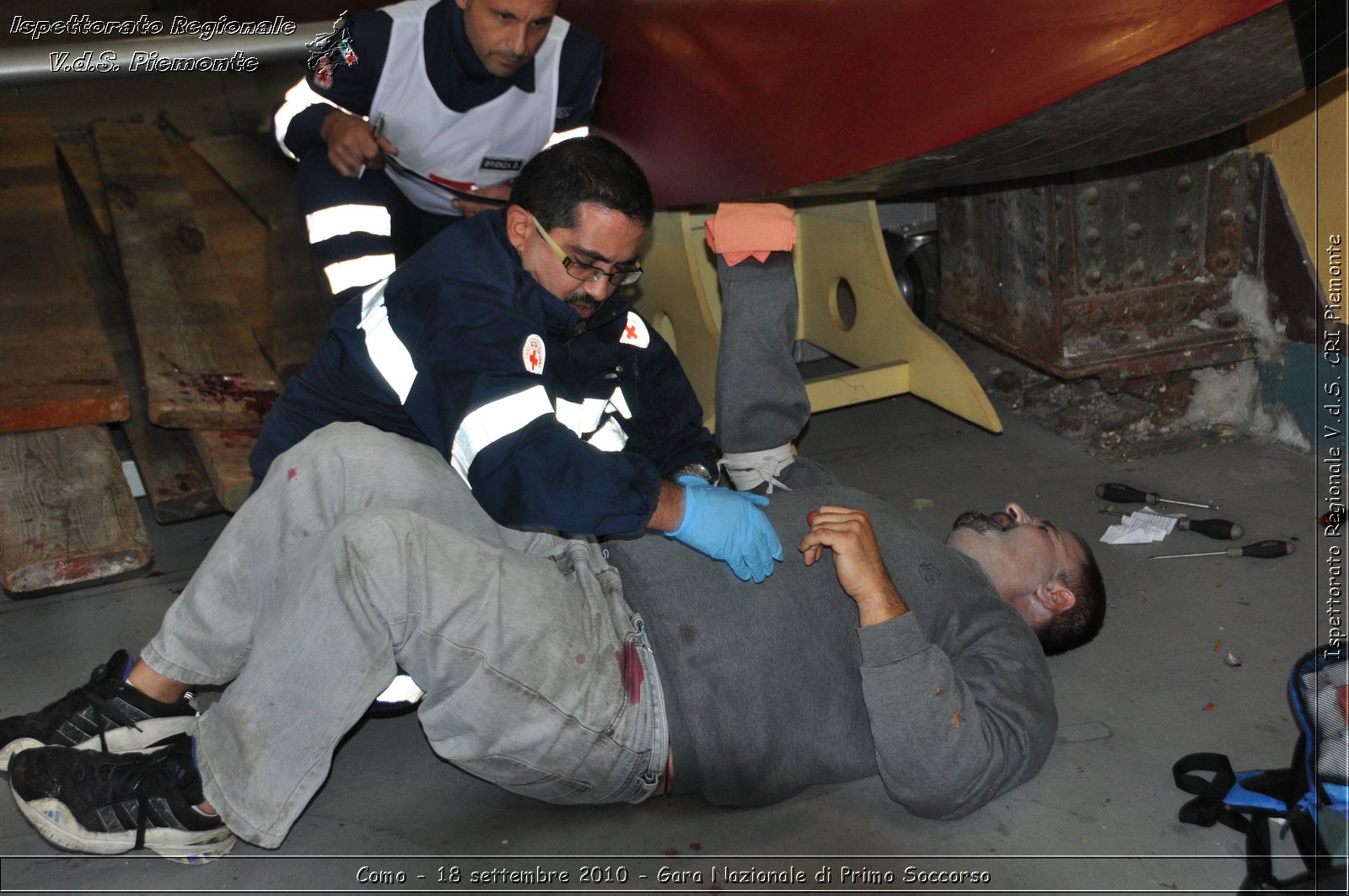 Como - 18 settembre 2010 - Gara Nazionale di Primo Soccorso -  Croce Rossa Italiana - Ispettorato Regionale Volontari del Soccorso Piemonte