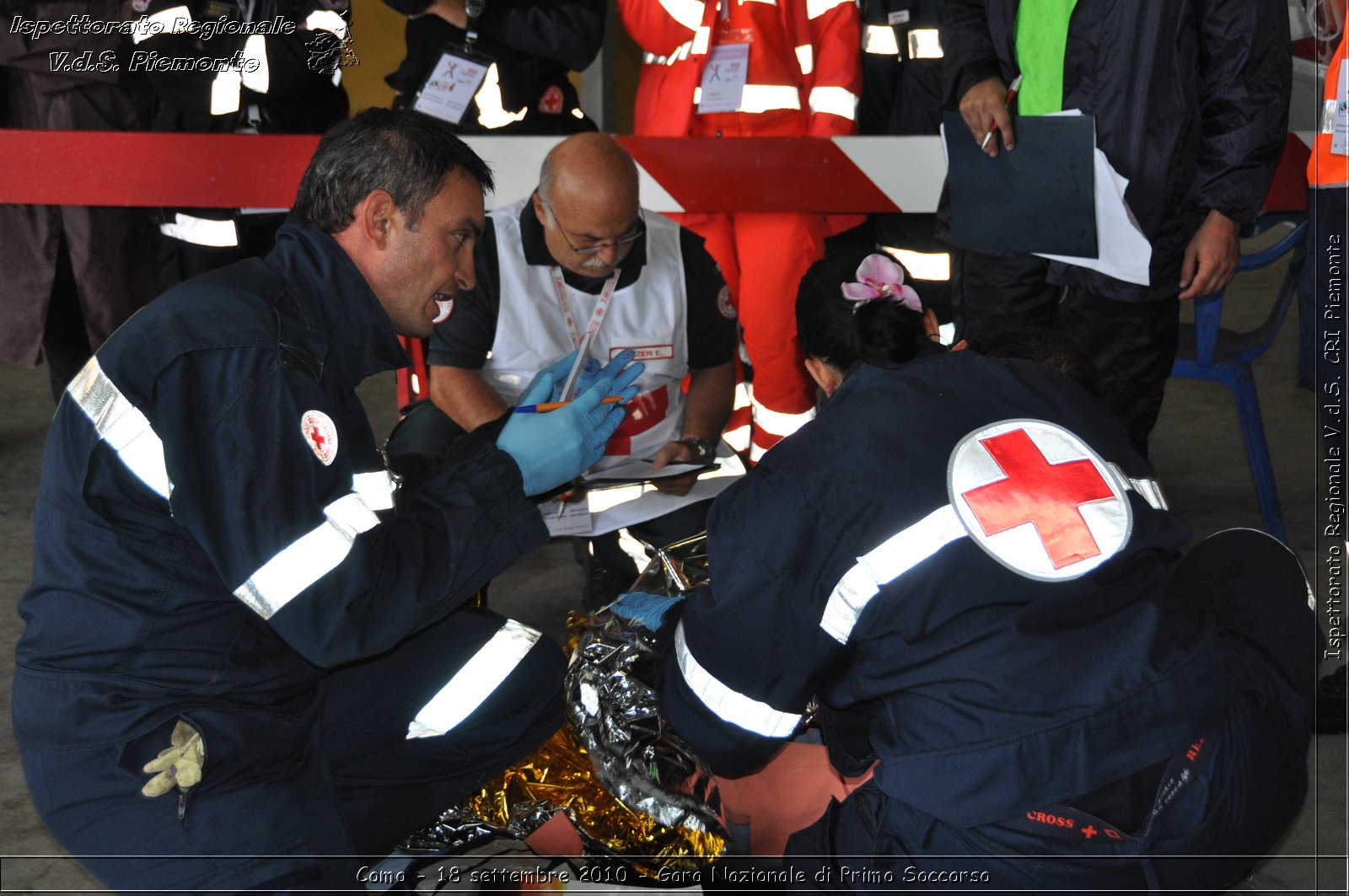 Como - 18 settembre 2010 - Gara Nazionale di Primo Soccorso -  Croce Rossa Italiana - Ispettorato Regionale Volontari del Soccorso Piemonte