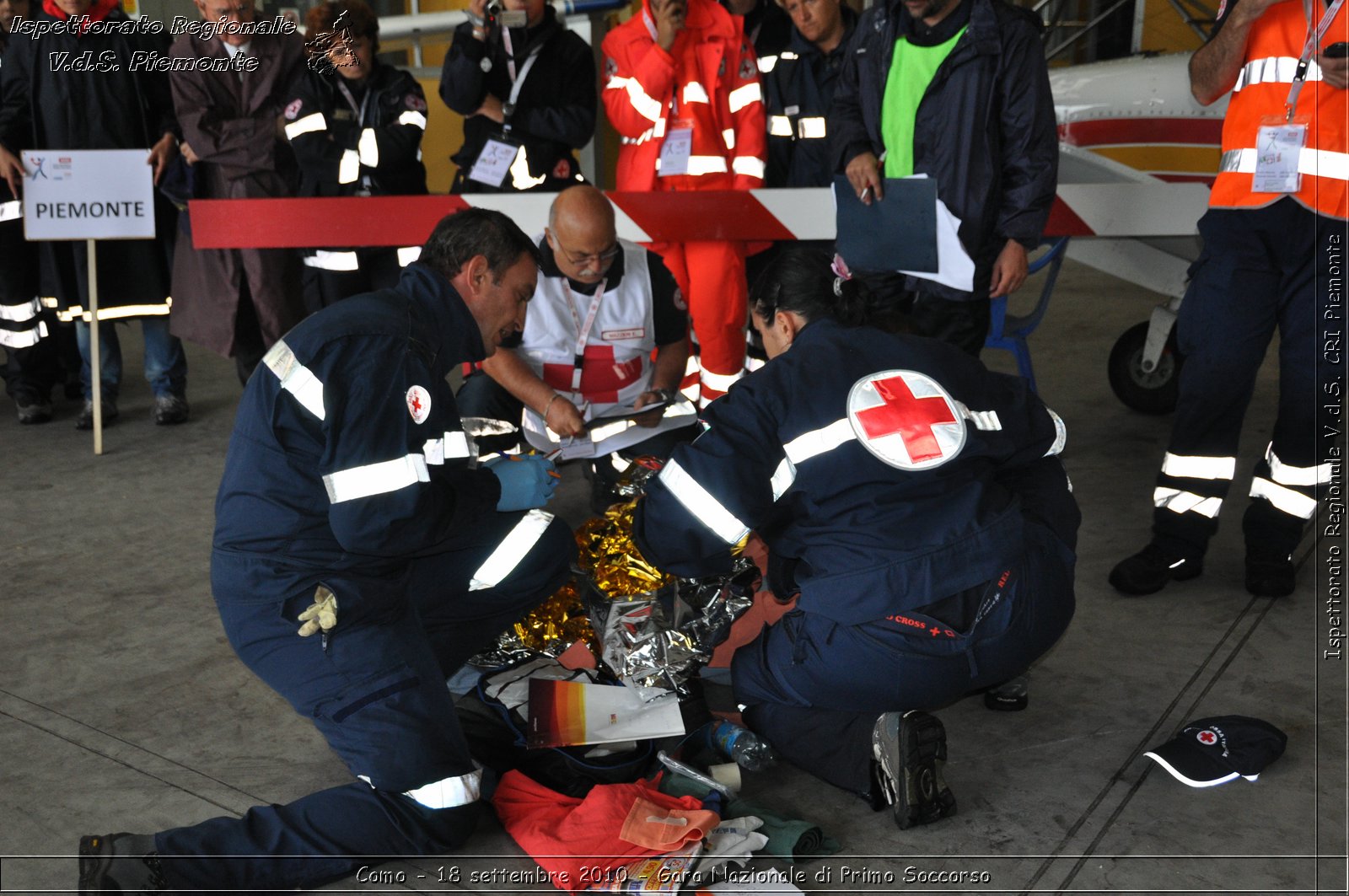 Como - 18 settembre 2010 - Gara Nazionale di Primo Soccorso -  Croce Rossa Italiana - Ispettorato Regionale Volontari del Soccorso Piemonte