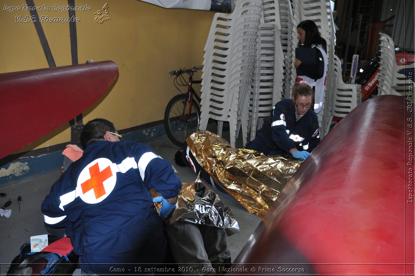 Como - 18 settembre 2010 - Gara Nazionale di Primo Soccorso -  Croce Rossa Italiana - Ispettorato Regionale Volontari del Soccorso Piemonte