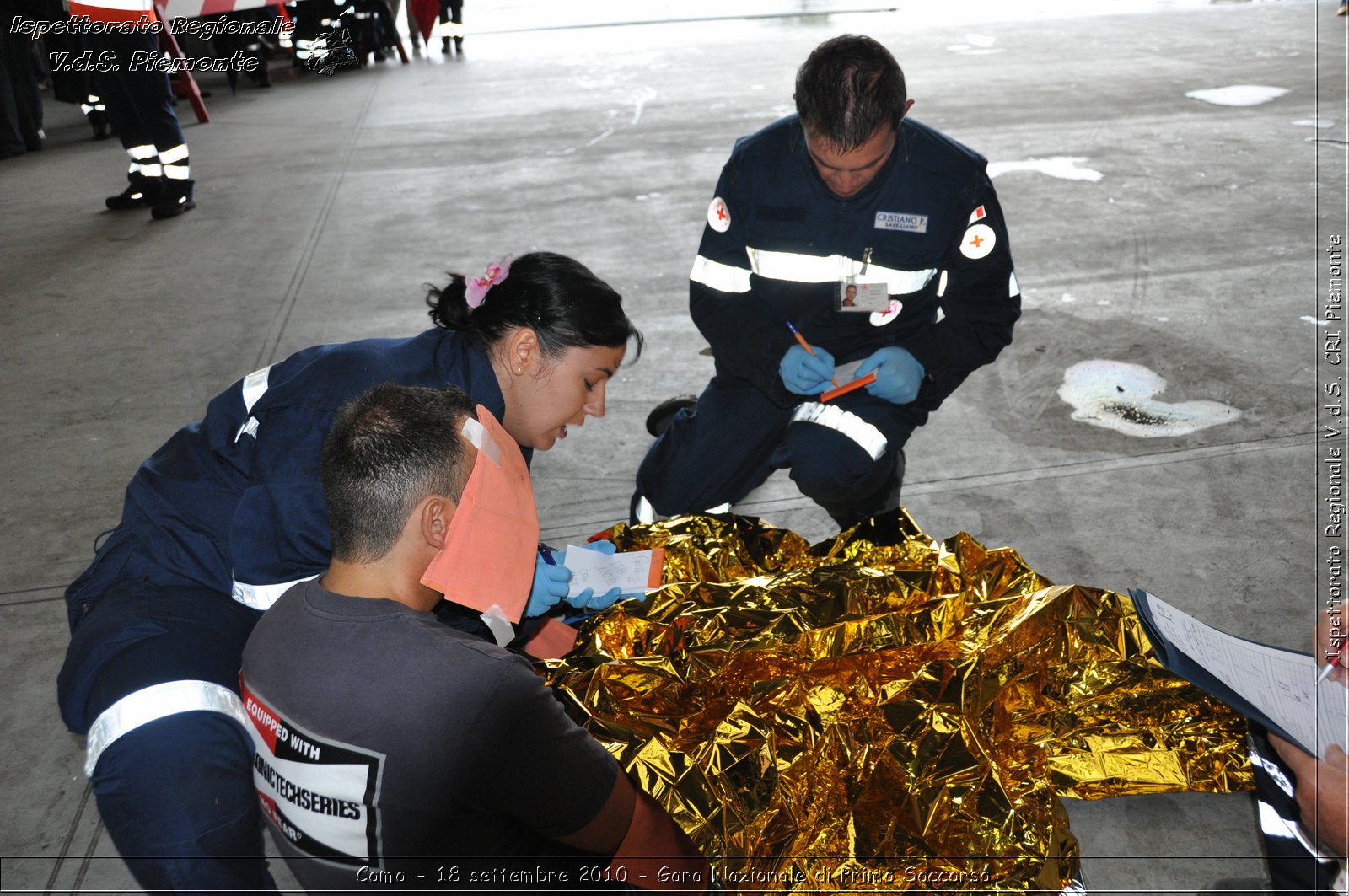 Como - 18 settembre 2010 - Gara Nazionale di Primo Soccorso -  Croce Rossa Italiana - Ispettorato Regionale Volontari del Soccorso Piemonte