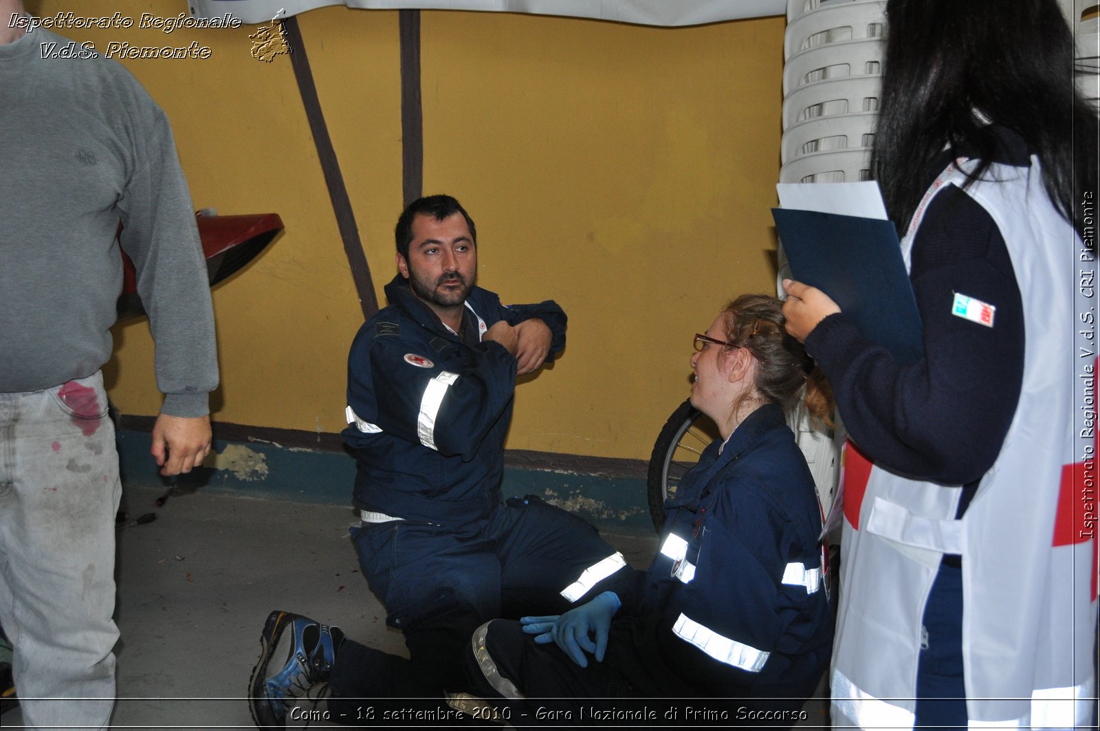 Como - 18 settembre 2010 - Gara Nazionale di Primo Soccorso -  Croce Rossa Italiana - Ispettorato Regionale Volontari del Soccorso Piemonte