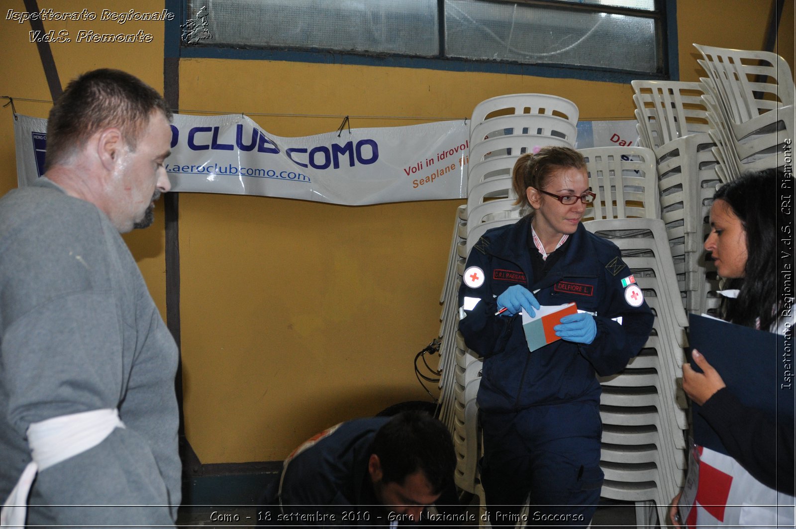 Como - 18 settembre 2010 - Gara Nazionale di Primo Soccorso -  Croce Rossa Italiana - Ispettorato Regionale Volontari del Soccorso Piemonte