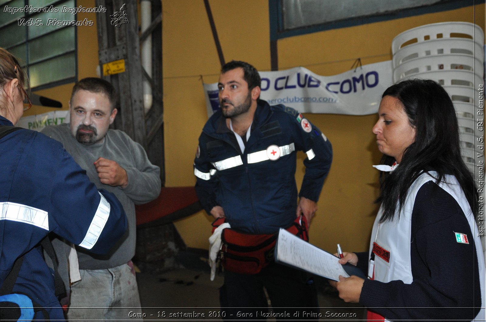 Como - 18 settembre 2010 - Gara Nazionale di Primo Soccorso -  Croce Rossa Italiana - Ispettorato Regionale Volontari del Soccorso Piemonte