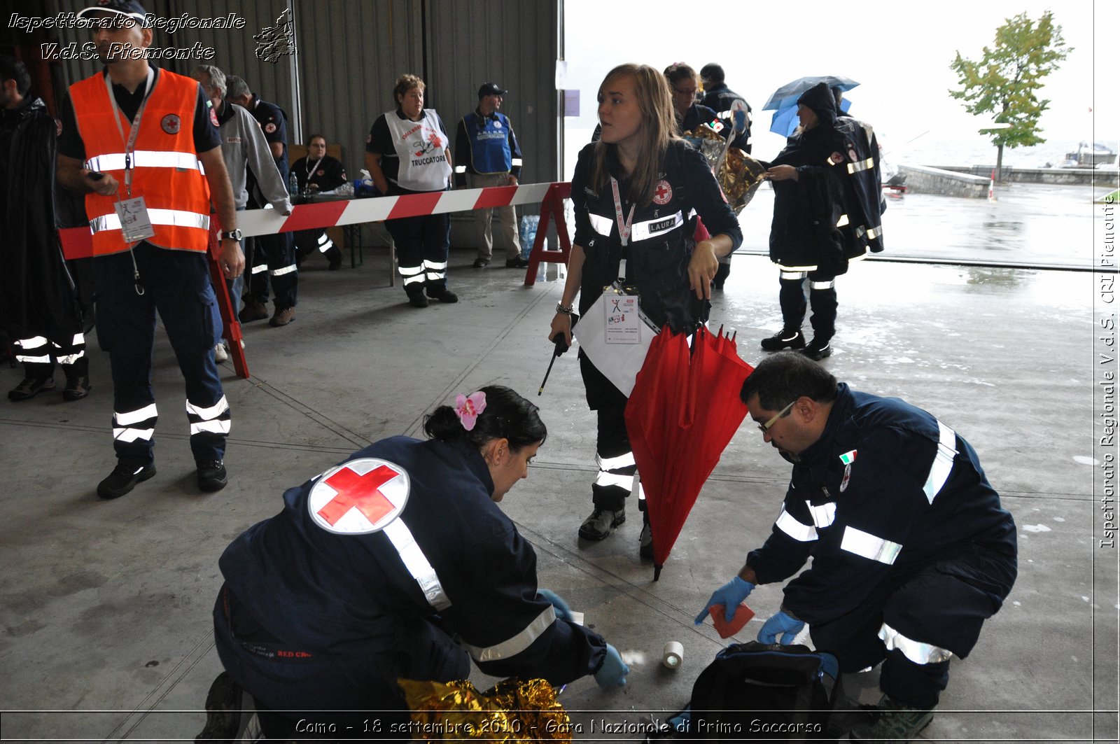 Como - 18 settembre 2010 - Gara Nazionale di Primo Soccorso -  Croce Rossa Italiana - Ispettorato Regionale Volontari del Soccorso Piemonte