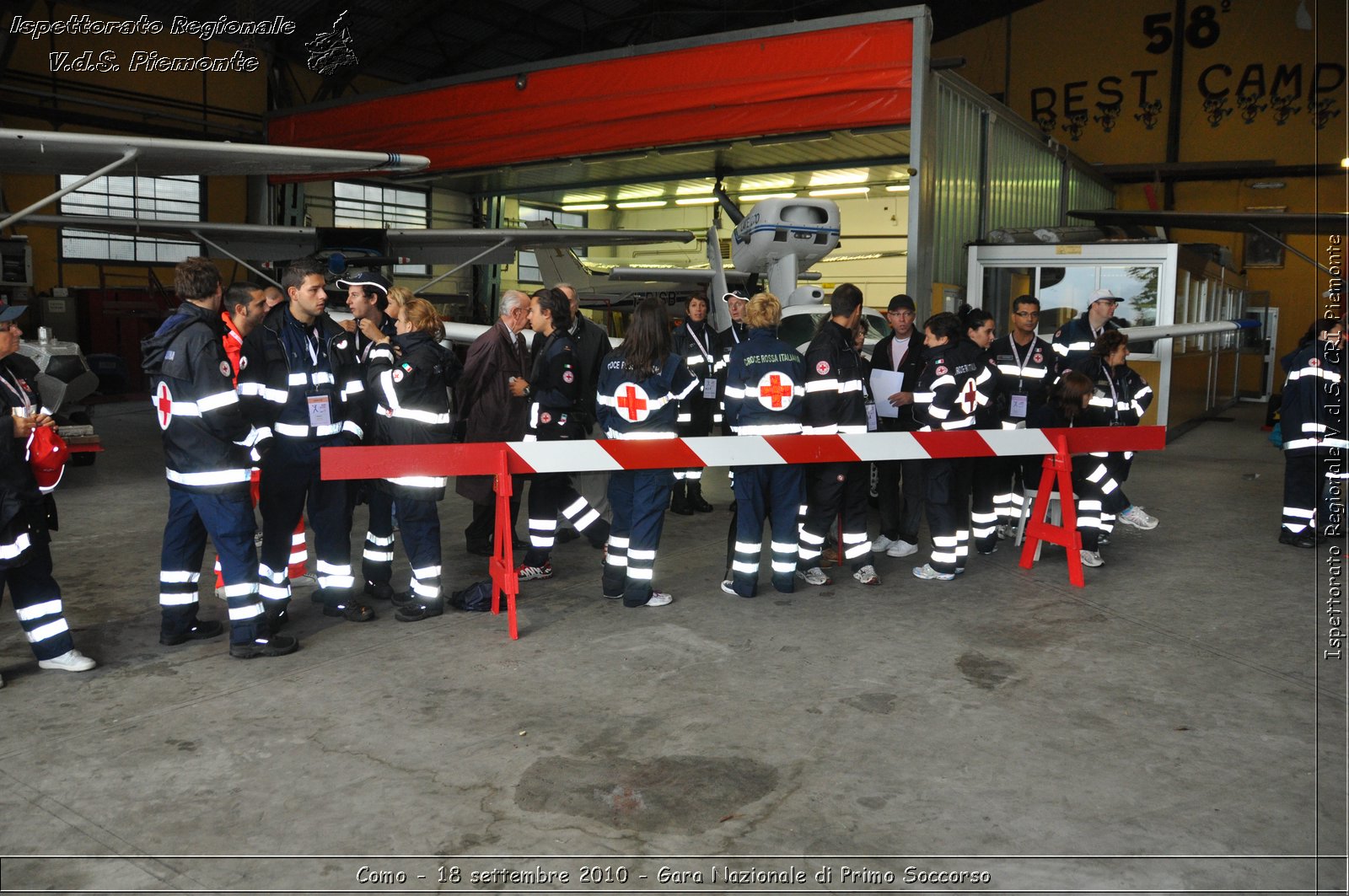 Como - 18 settembre 2010 - Gara Nazionale di Primo Soccorso -  Croce Rossa Italiana - Ispettorato Regionale Volontari del Soccorso Piemonte