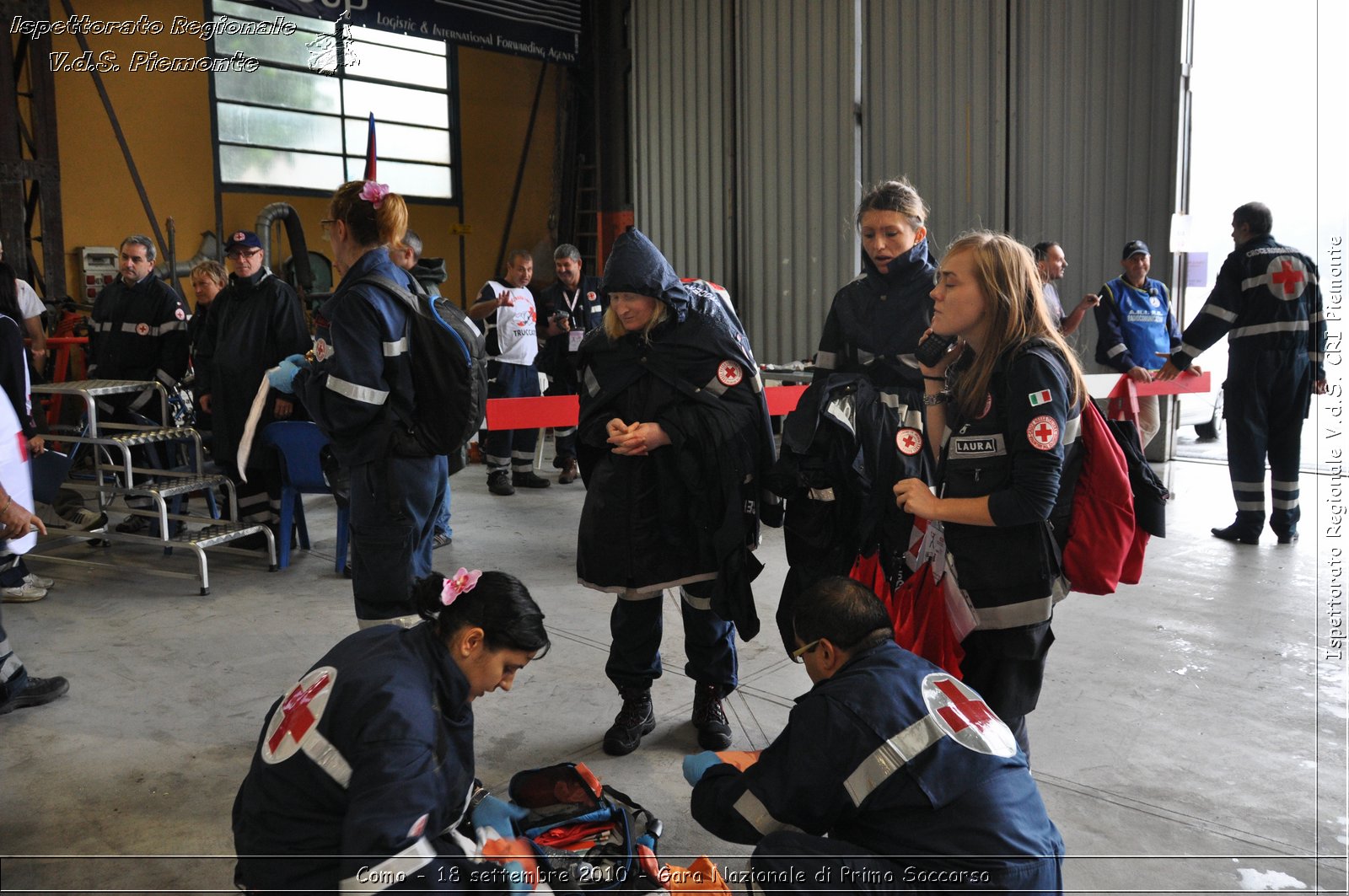 Como - 18 settembre 2010 - Gara Nazionale di Primo Soccorso -  Croce Rossa Italiana - Ispettorato Regionale Volontari del Soccorso Piemonte