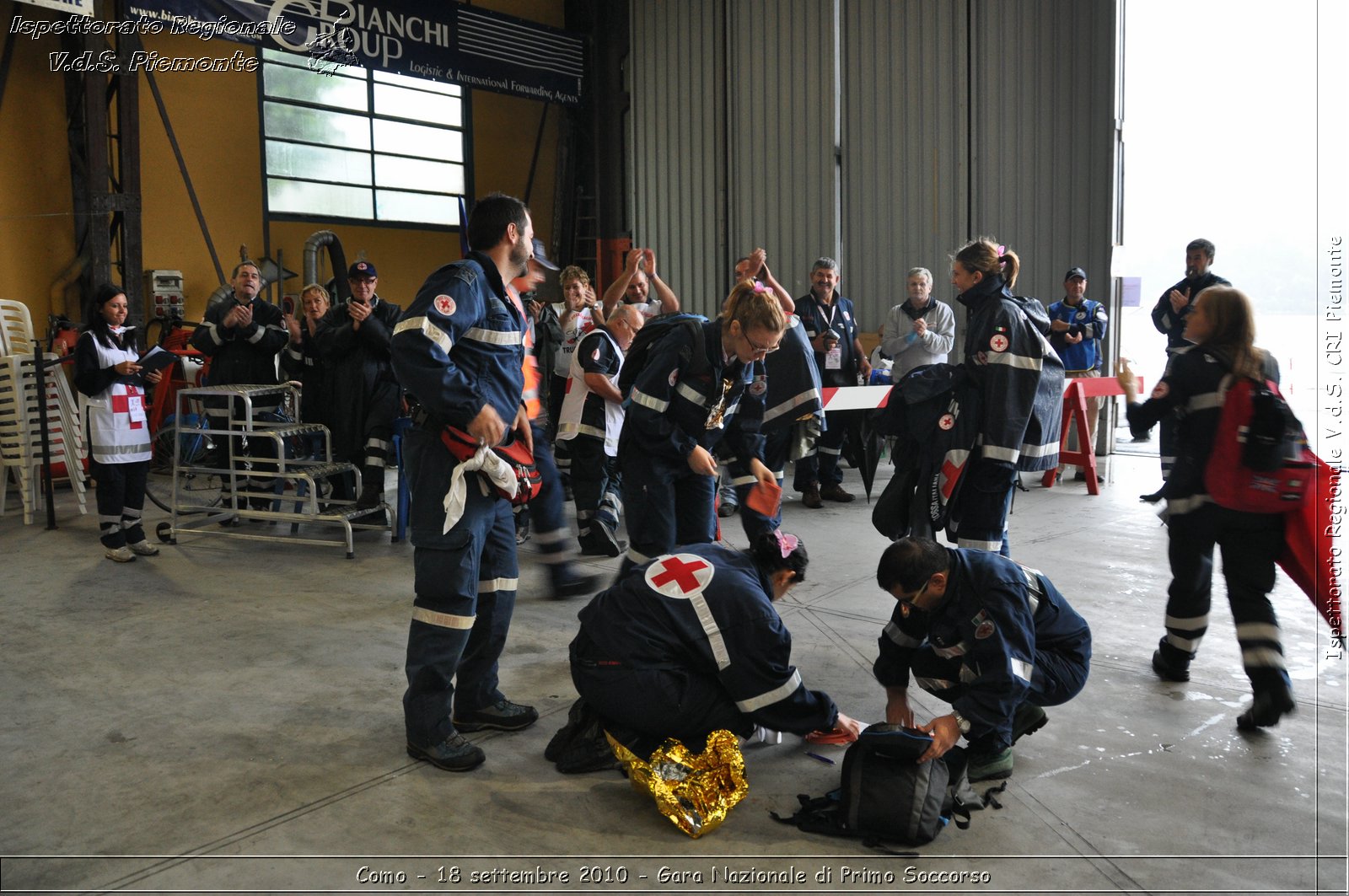 Como - 18 settembre 2010 - Gara Nazionale di Primo Soccorso -  Croce Rossa Italiana - Ispettorato Regionale Volontari del Soccorso Piemonte