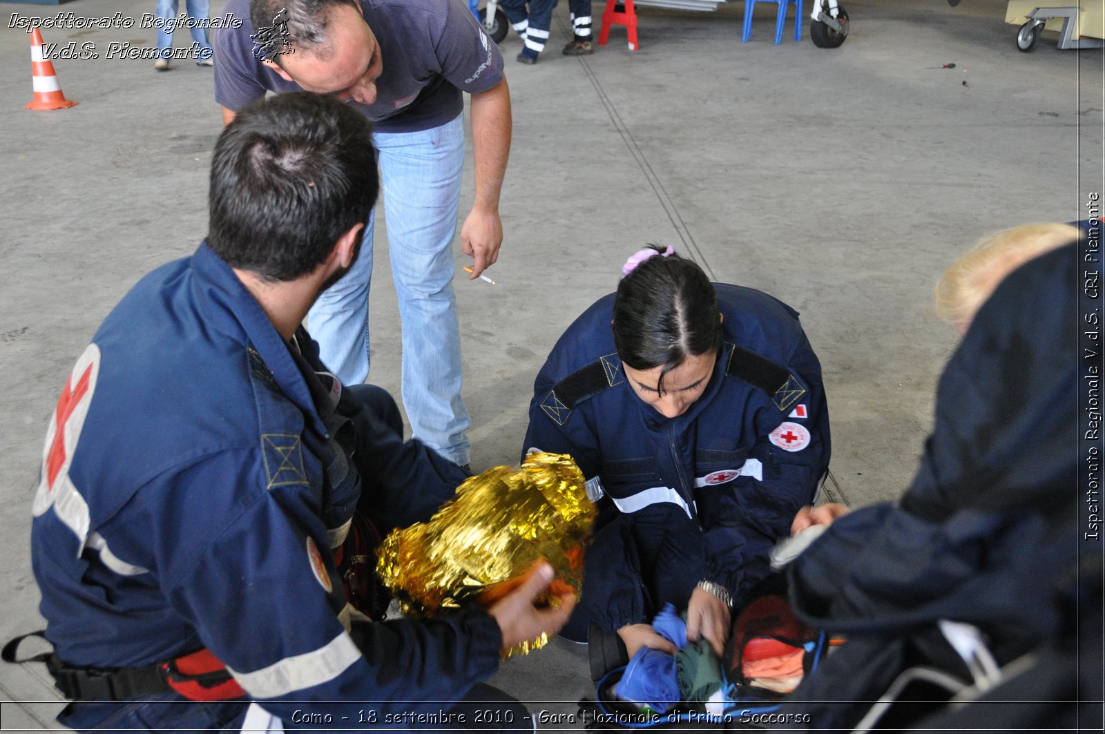 Como - 18 settembre 2010 - Gara Nazionale di Primo Soccorso -  Croce Rossa Italiana - Ispettorato Regionale Volontari del Soccorso Piemonte