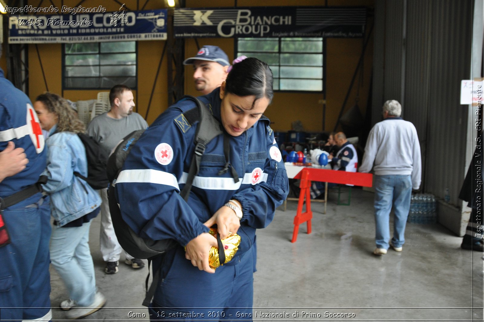 Como - 18 settembre 2010 - Gara Nazionale di Primo Soccorso -  Croce Rossa Italiana - Ispettorato Regionale Volontari del Soccorso Piemonte