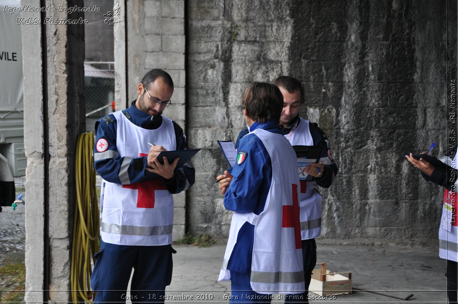 Como - 18 settembre 2010 - Gara Nazionale di Primo Soccorso -  Croce Rossa Italiana - Ispettorato Regionale Volontari del Soccorso Piemonte