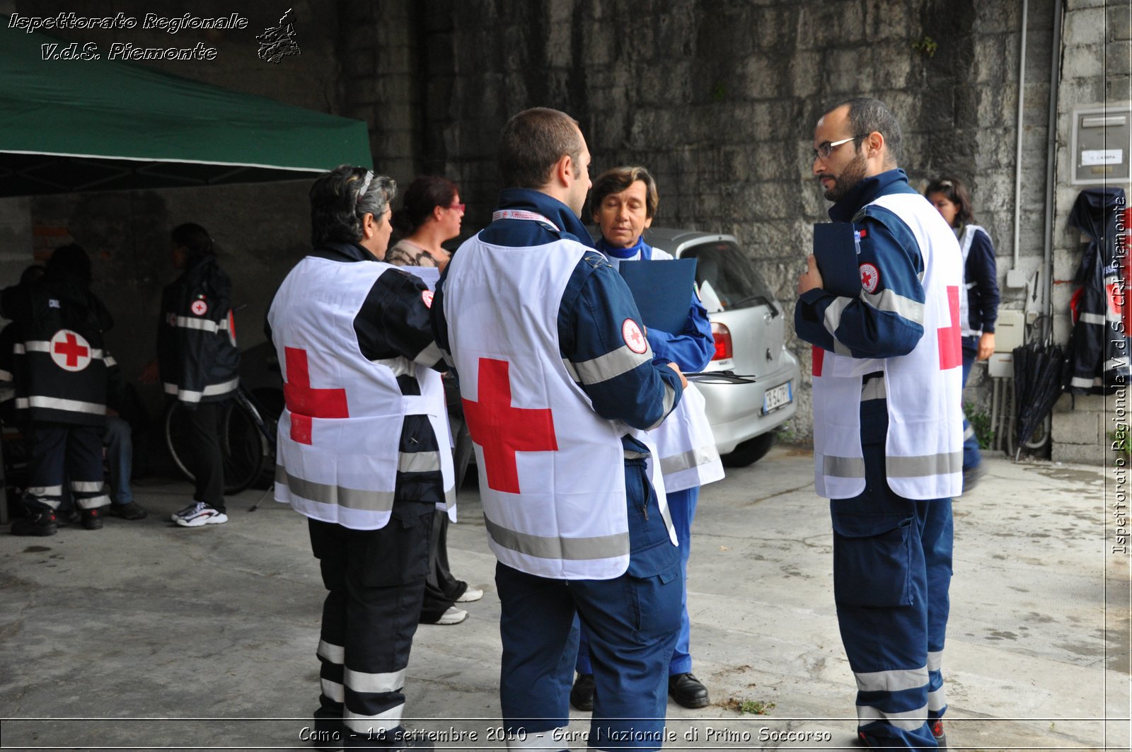 Como - 18 settembre 2010 - Gara Nazionale di Primo Soccorso -  Croce Rossa Italiana - Ispettorato Regionale Volontari del Soccorso Piemonte