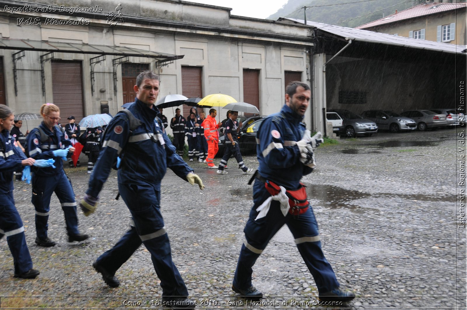 Como - 18 settembre 2010 - Gara Nazionale di Primo Soccorso -  Croce Rossa Italiana - Ispettorato Regionale Volontari del Soccorso Piemonte