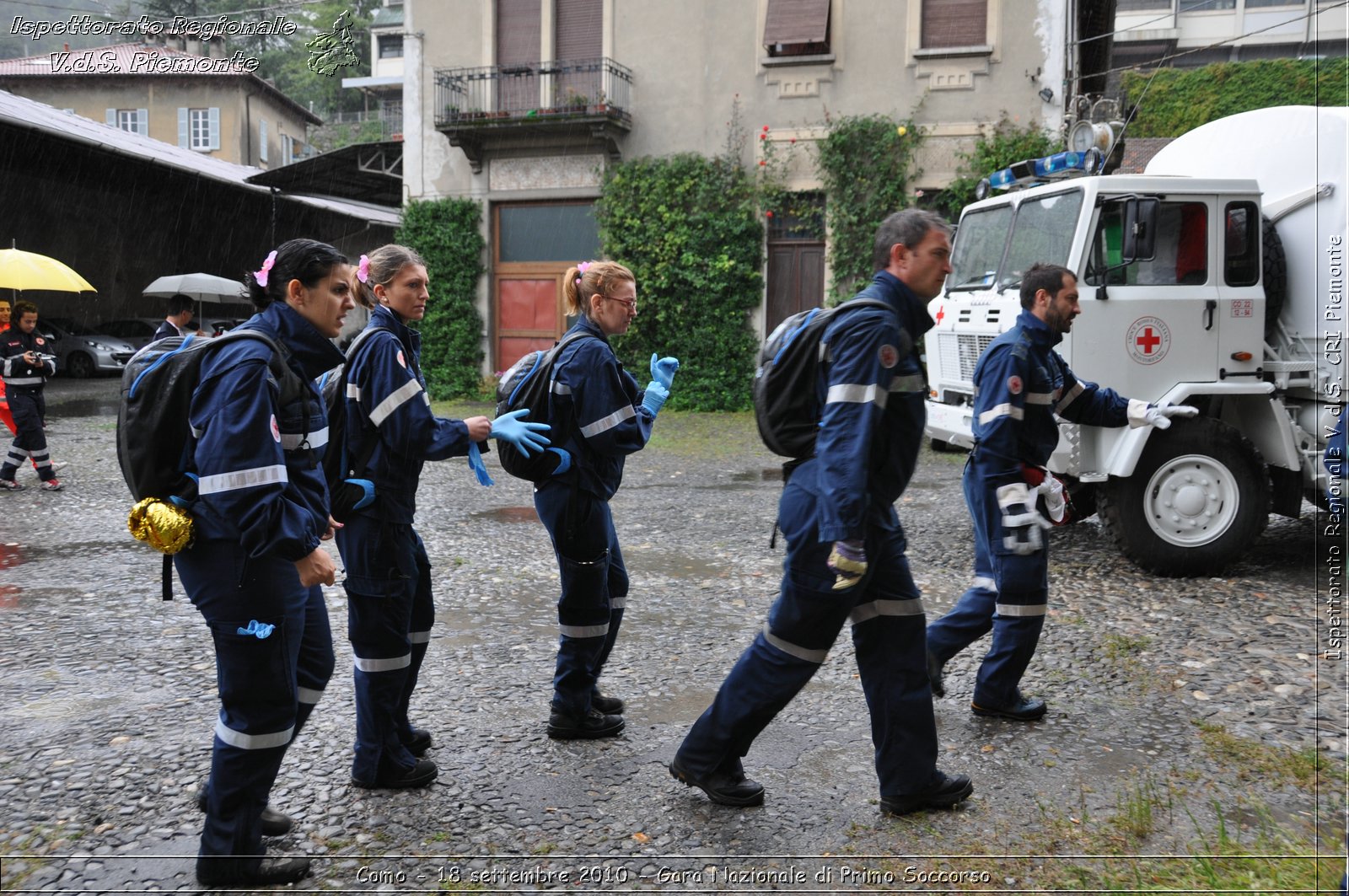 Como - 18 settembre 2010 - Gara Nazionale di Primo Soccorso -  Croce Rossa Italiana - Ispettorato Regionale Volontari del Soccorso Piemonte