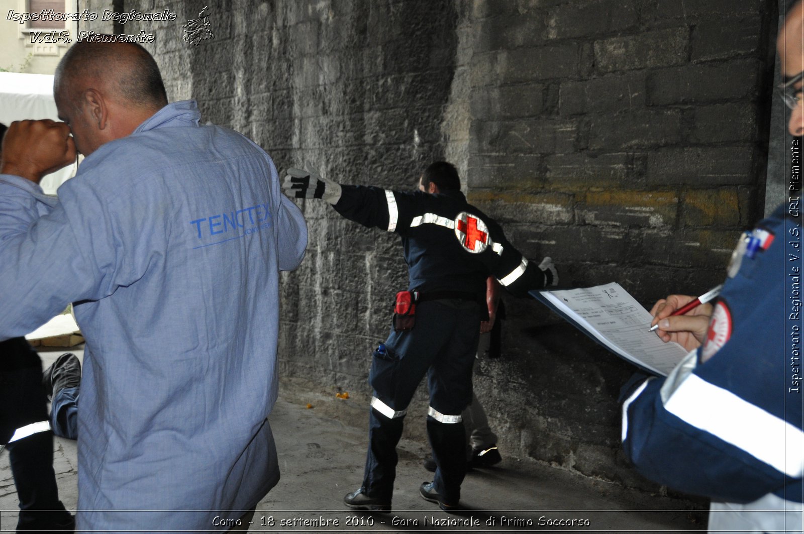 Como - 18 settembre 2010 - Gara Nazionale di Primo Soccorso -  Croce Rossa Italiana - Ispettorato Regionale Volontari del Soccorso Piemonte