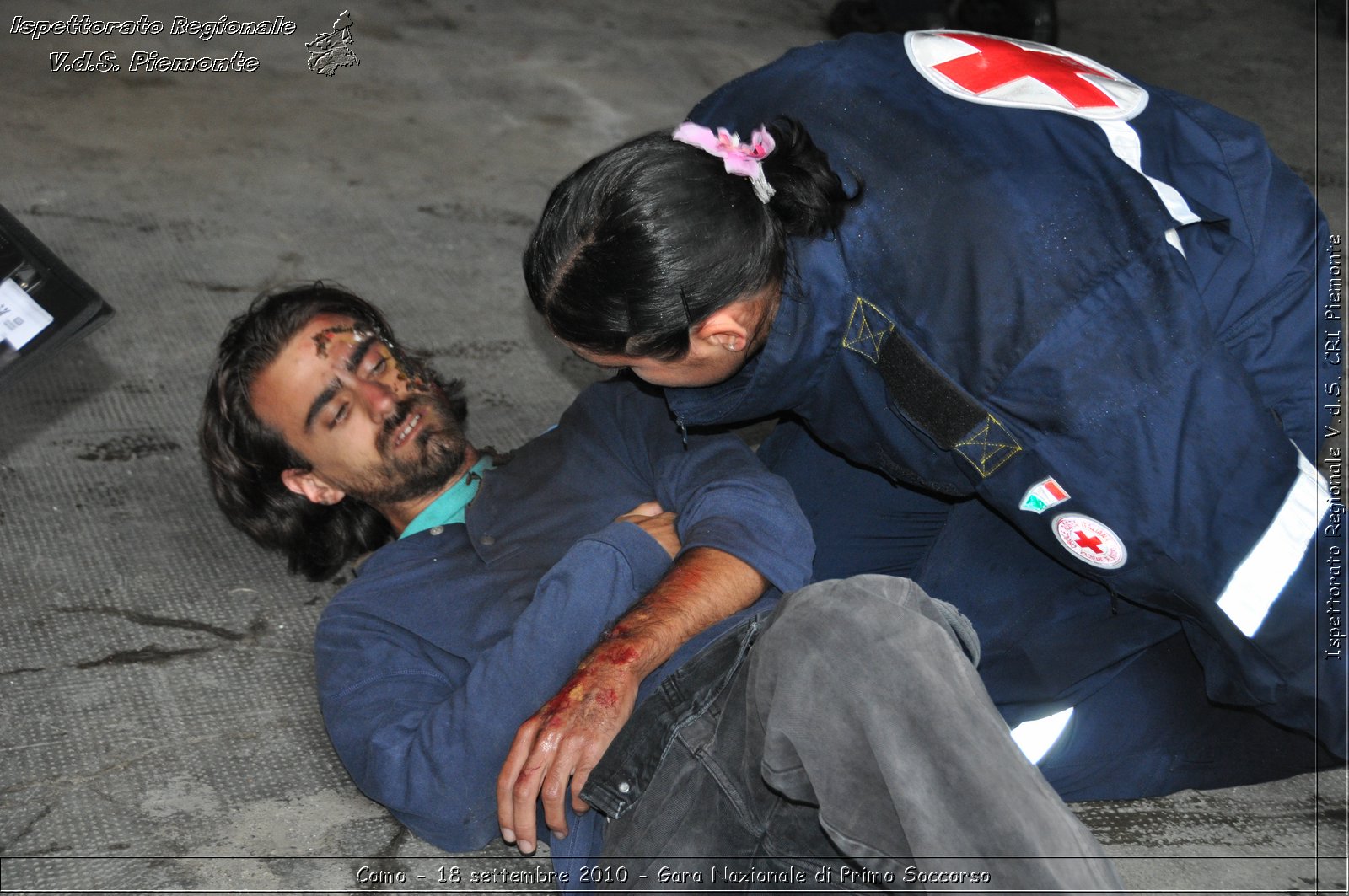 Como - 18 settembre 2010 - Gara Nazionale di Primo Soccorso -  Croce Rossa Italiana - Ispettorato Regionale Volontari del Soccorso Piemonte