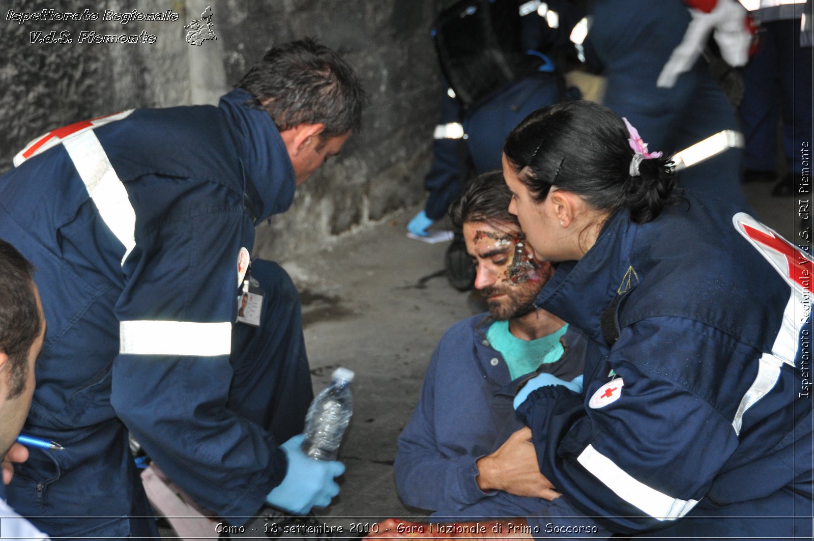 Como - 18 settembre 2010 - Gara Nazionale di Primo Soccorso -  Croce Rossa Italiana - Ispettorato Regionale Volontari del Soccorso Piemonte