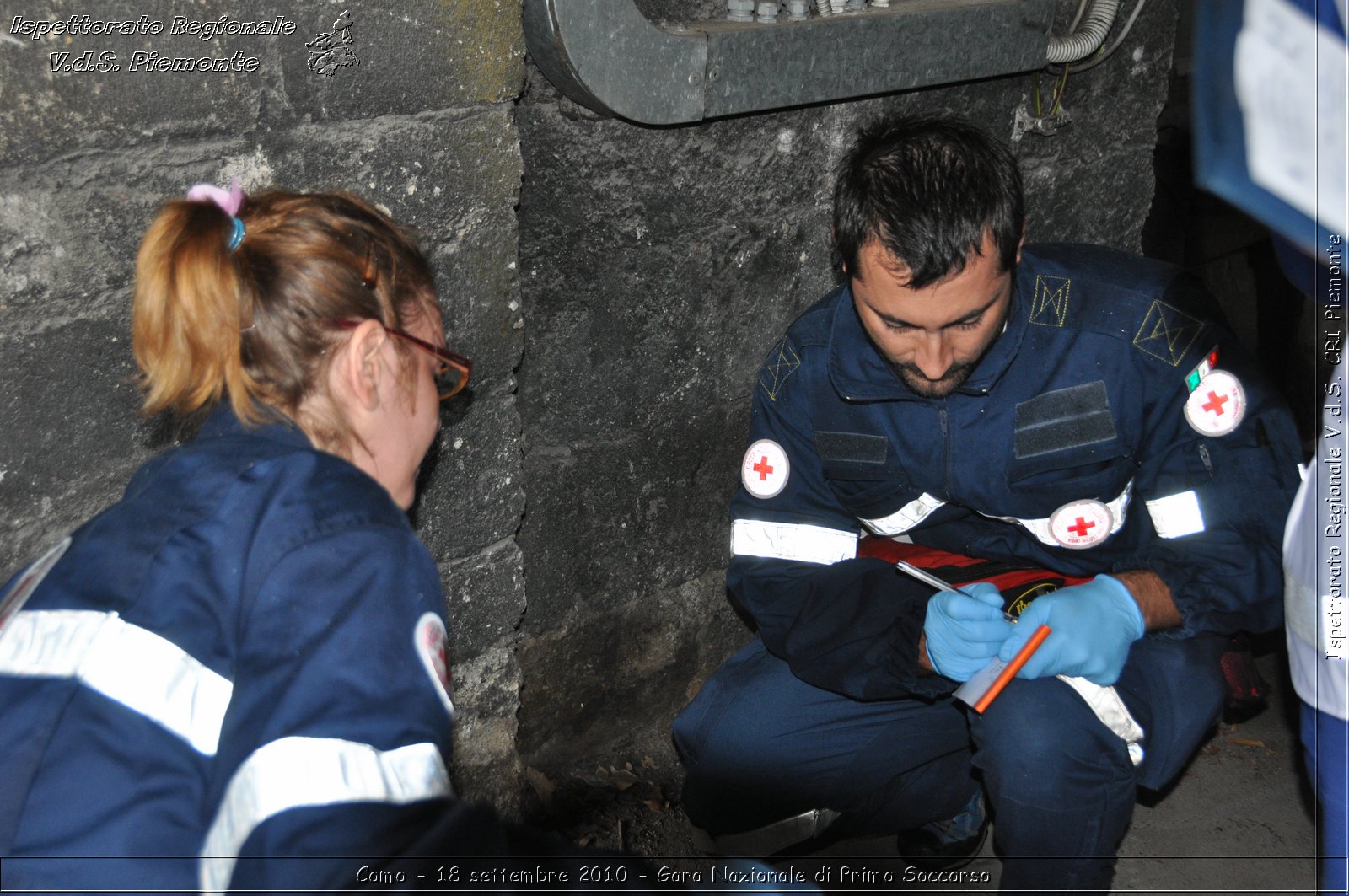 Como - 18 settembre 2010 - Gara Nazionale di Primo Soccorso -  Croce Rossa Italiana - Ispettorato Regionale Volontari del Soccorso Piemonte