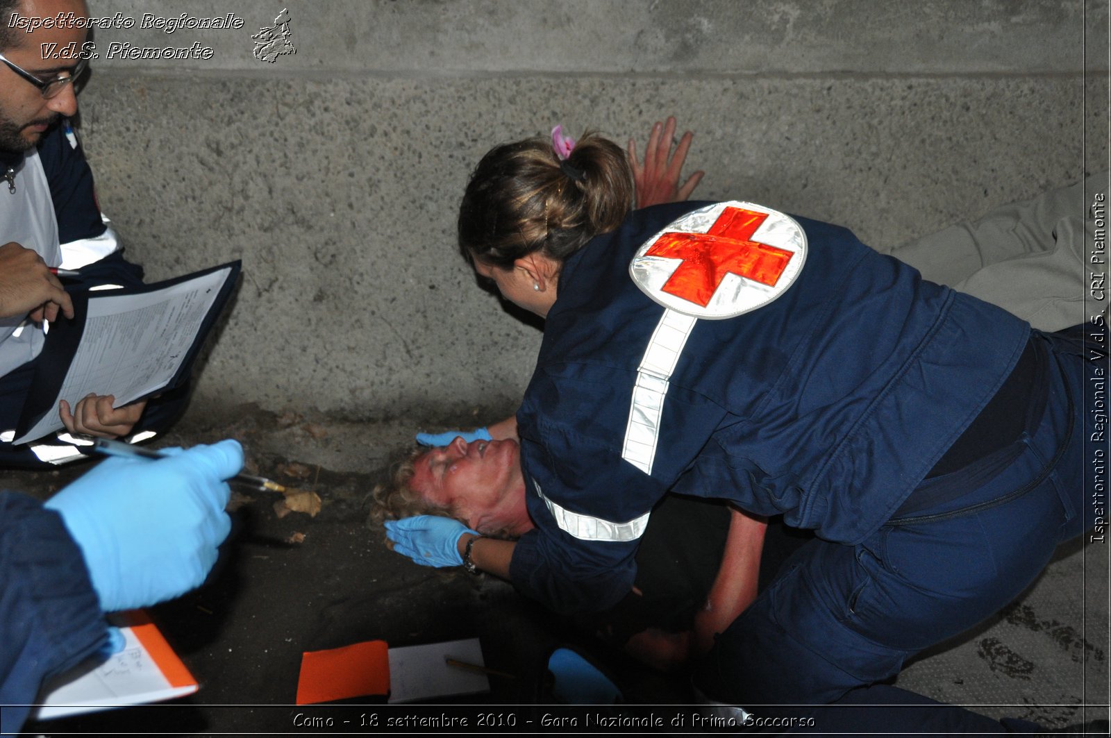 Como - 18 settembre 2010 - Gara Nazionale di Primo Soccorso -  Croce Rossa Italiana - Ispettorato Regionale Volontari del Soccorso Piemonte