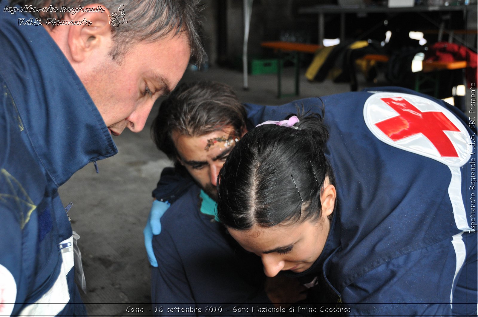 Como - 18 settembre 2010 - Gara Nazionale di Primo Soccorso -  Croce Rossa Italiana - Ispettorato Regionale Volontari del Soccorso Piemonte