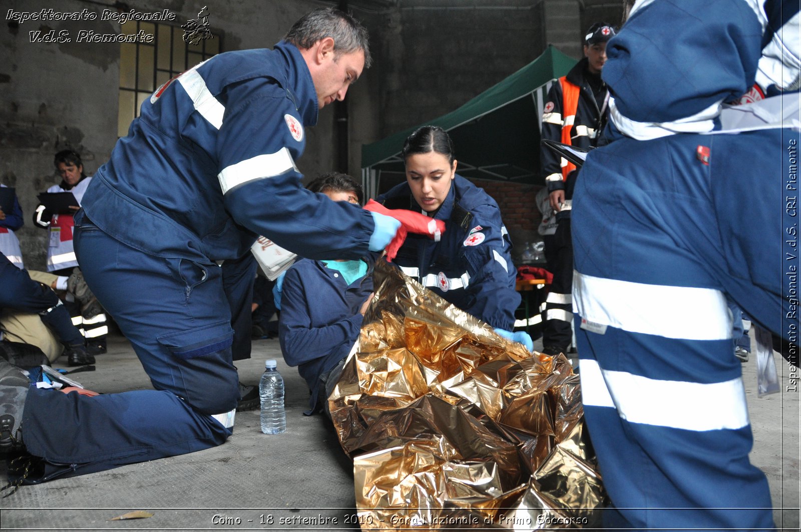 Como - 18 settembre 2010 - Gara Nazionale di Primo Soccorso -  Croce Rossa Italiana - Ispettorato Regionale Volontari del Soccorso Piemonte