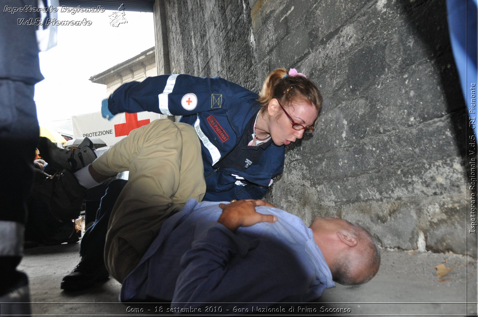 Como - 18 settembre 2010 - Gara Nazionale di Primo Soccorso -  Croce Rossa Italiana - Ispettorato Regionale Volontari del Soccorso Piemonte