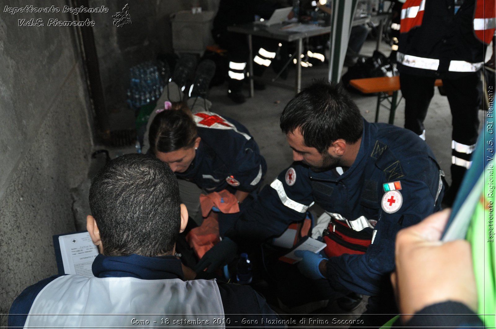 Como - 18 settembre 2010 - Gara Nazionale di Primo Soccorso -  Croce Rossa Italiana - Ispettorato Regionale Volontari del Soccorso Piemonte