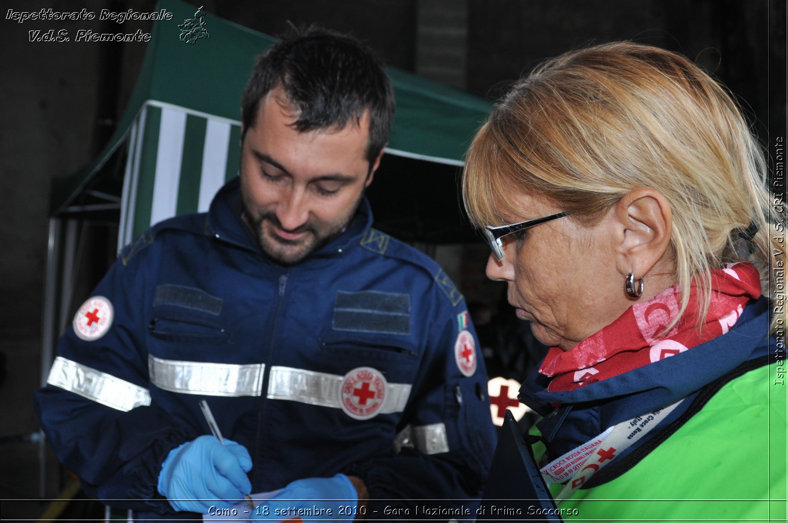 Como - 18 settembre 2010 - Gara Nazionale di Primo Soccorso -  Croce Rossa Italiana - Ispettorato Regionale Volontari del Soccorso Piemonte