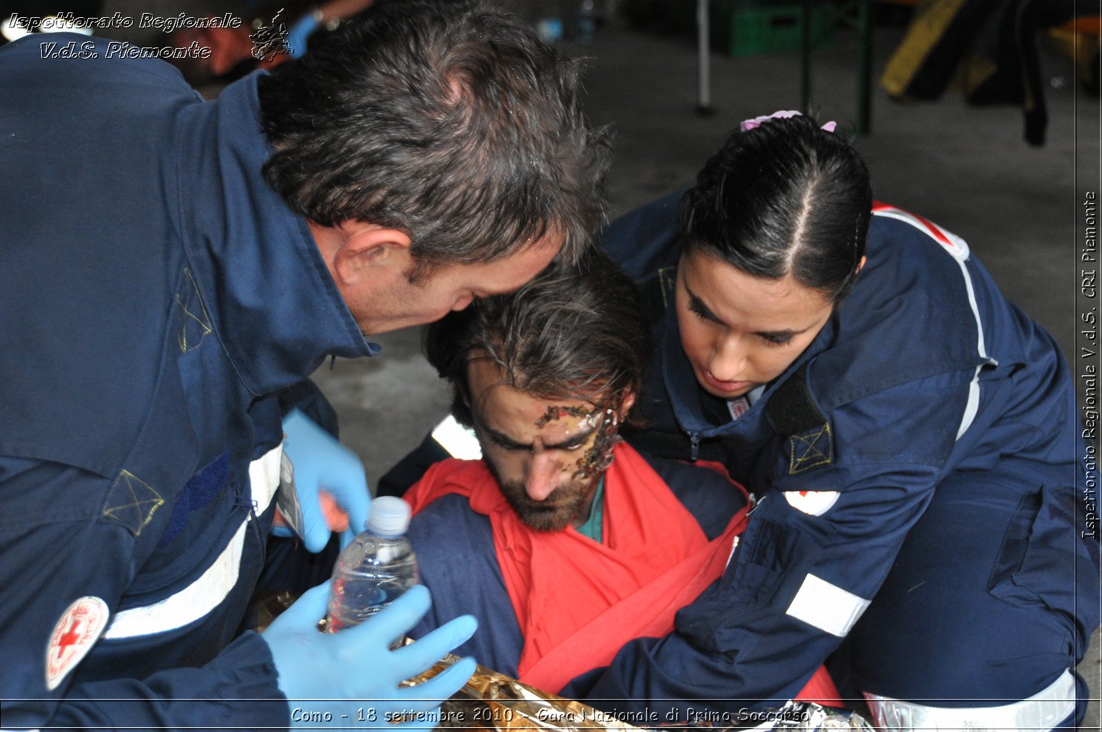 Como - 18 settembre 2010 - Gara Nazionale di Primo Soccorso -  Croce Rossa Italiana - Ispettorato Regionale Volontari del Soccorso Piemonte