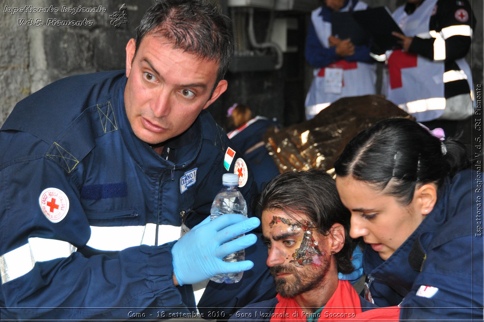 Como - 18 settembre 2010 - Gara Nazionale di Primo Soccorso -  Croce Rossa Italiana - Ispettorato Regionale Volontari del Soccorso Piemonte