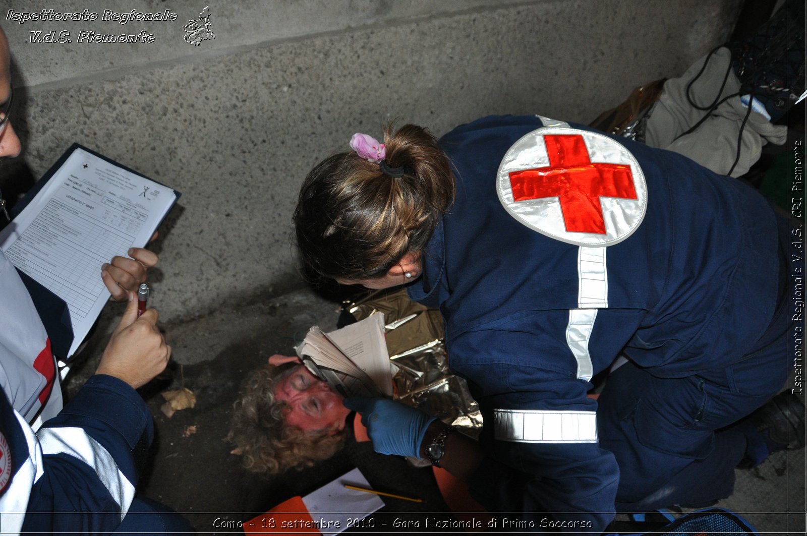 Como - 18 settembre 2010 - Gara Nazionale di Primo Soccorso -  Croce Rossa Italiana - Ispettorato Regionale Volontari del Soccorso Piemonte