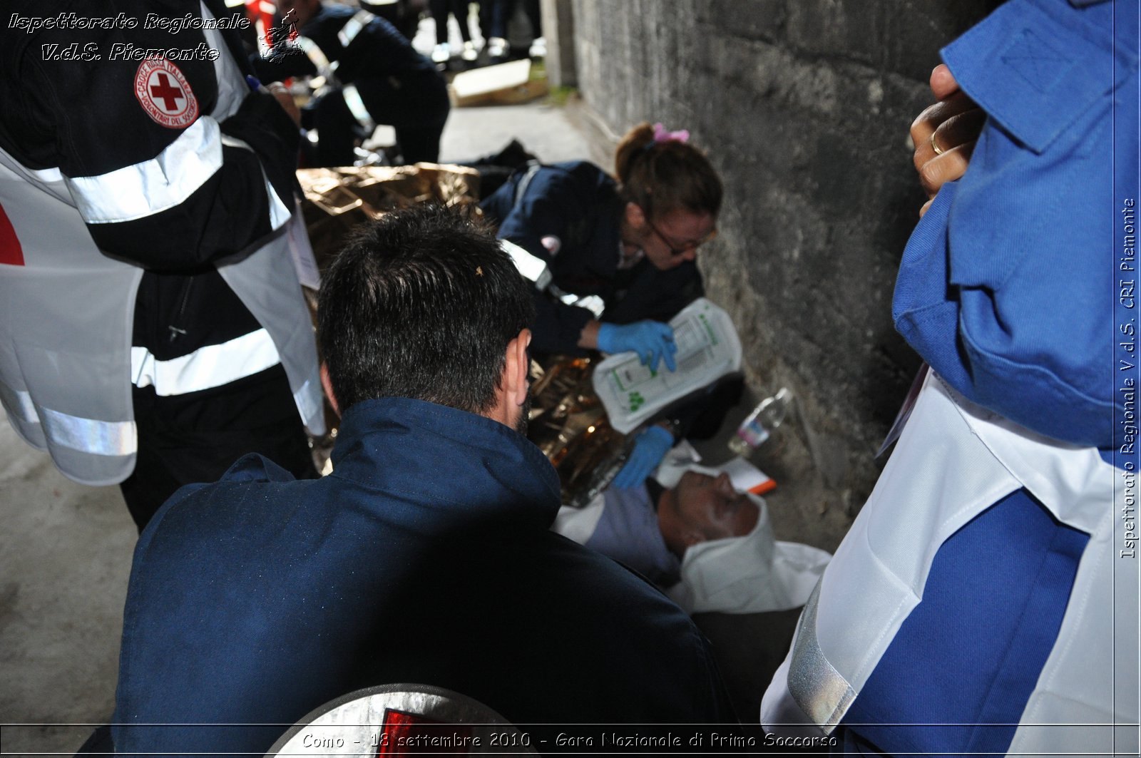 Como - 18 settembre 2010 - Gara Nazionale di Primo Soccorso -  Croce Rossa Italiana - Ispettorato Regionale Volontari del Soccorso Piemonte