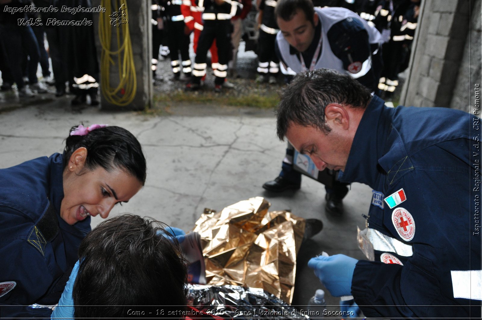 Como - 18 settembre 2010 - Gara Nazionale di Primo Soccorso -  Croce Rossa Italiana - Ispettorato Regionale Volontari del Soccorso Piemonte