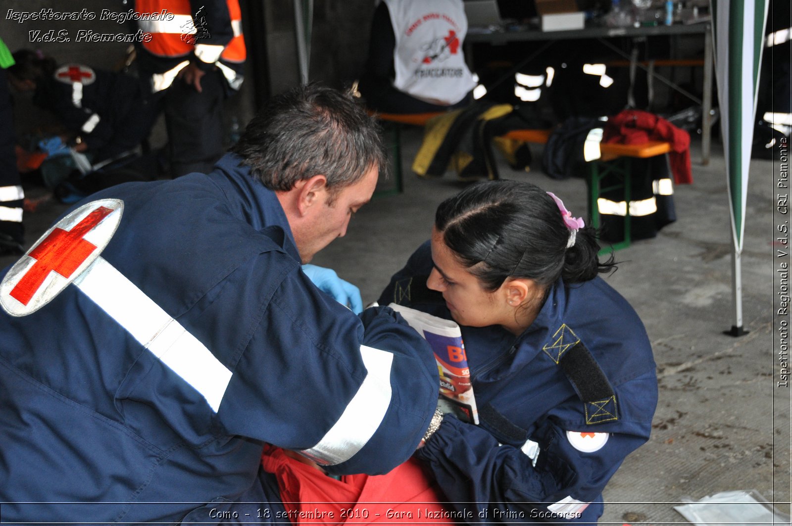 Como - 18 settembre 2010 - Gara Nazionale di Primo Soccorso -  Croce Rossa Italiana - Ispettorato Regionale Volontari del Soccorso Piemonte