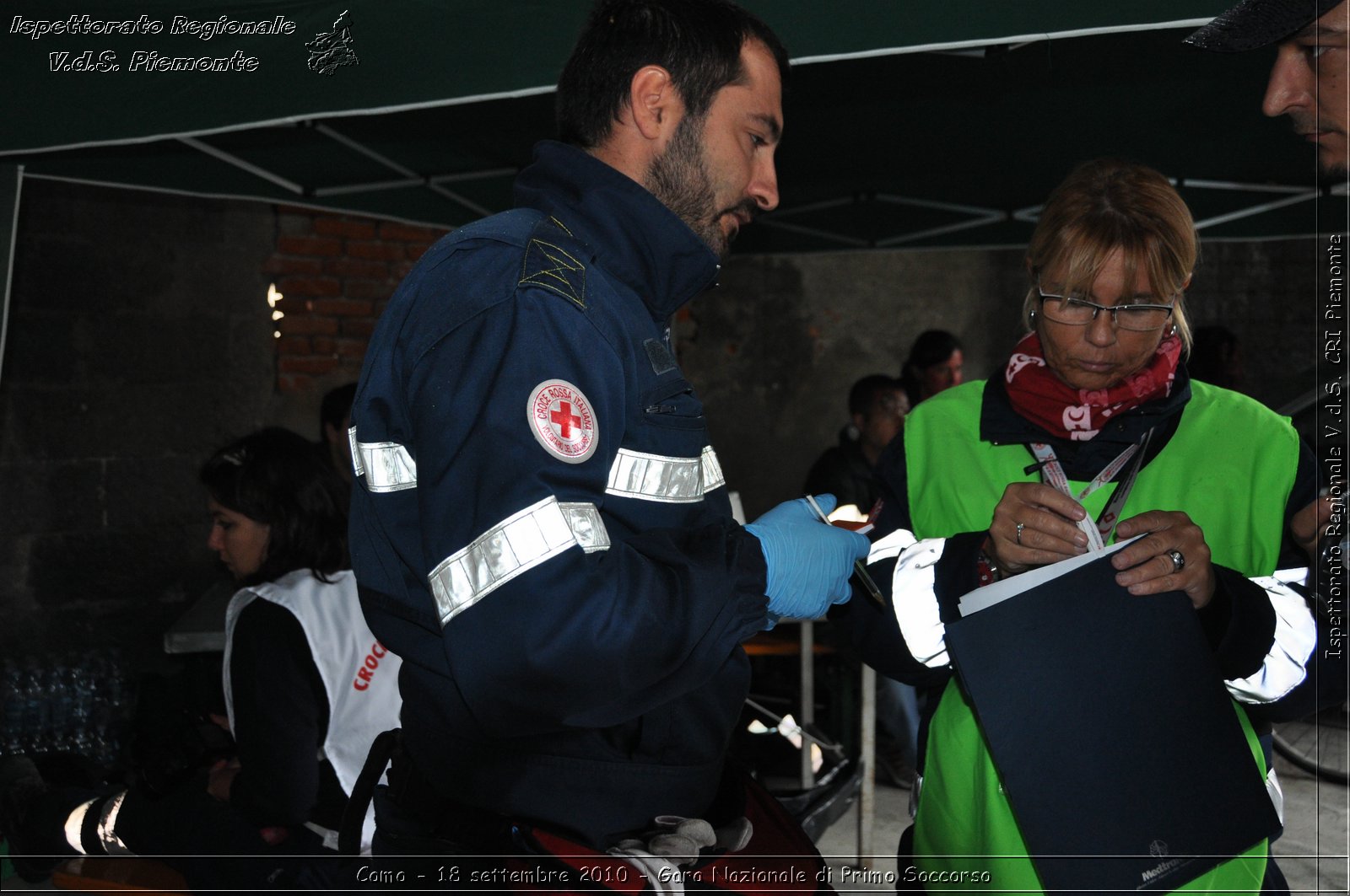 Como - 18 settembre 2010 - Gara Nazionale di Primo Soccorso -  Croce Rossa Italiana - Ispettorato Regionale Volontari del Soccorso Piemonte