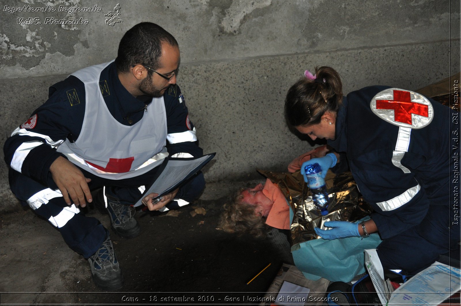 Como - 18 settembre 2010 - Gara Nazionale di Primo Soccorso -  Croce Rossa Italiana - Ispettorato Regionale Volontari del Soccorso Piemonte