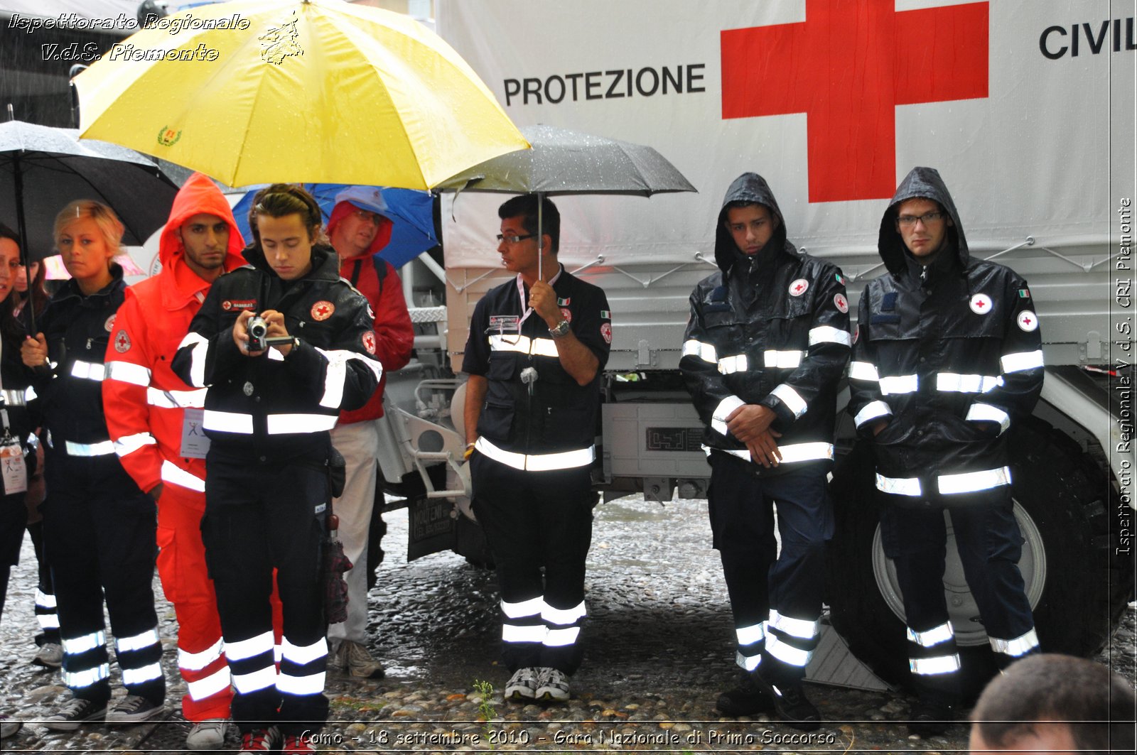 Como - 18 settembre 2010 - Gara Nazionale di Primo Soccorso -  Croce Rossa Italiana - Ispettorato Regionale Volontari del Soccorso Piemonte